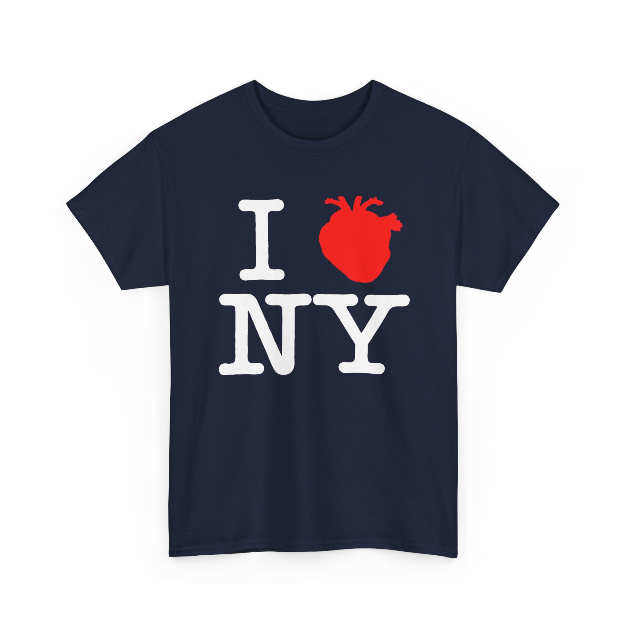 I  NY Anatomical Heart T‑Shirt — NYC Souvenir Tee