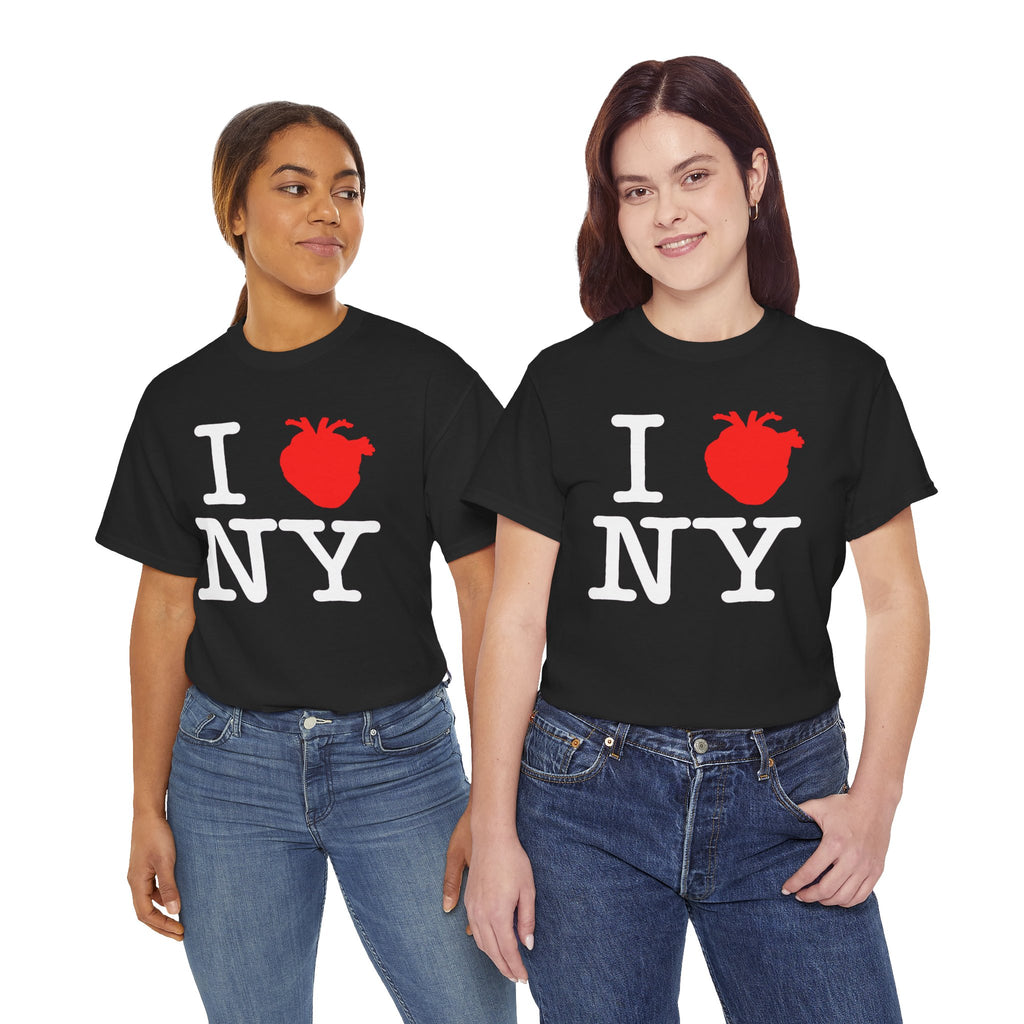 I  NY Anatomical Heart T‑Shirt — NYC Souvenir Tee