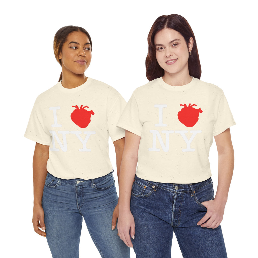 I  NY Anatomical Heart T‑Shirt — NYC Souvenir Tee