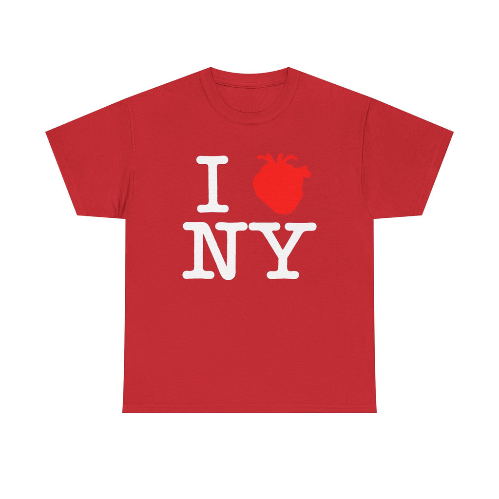 I  NY Anatomical Heart T‑Shirt — NYC Souvenir Tee