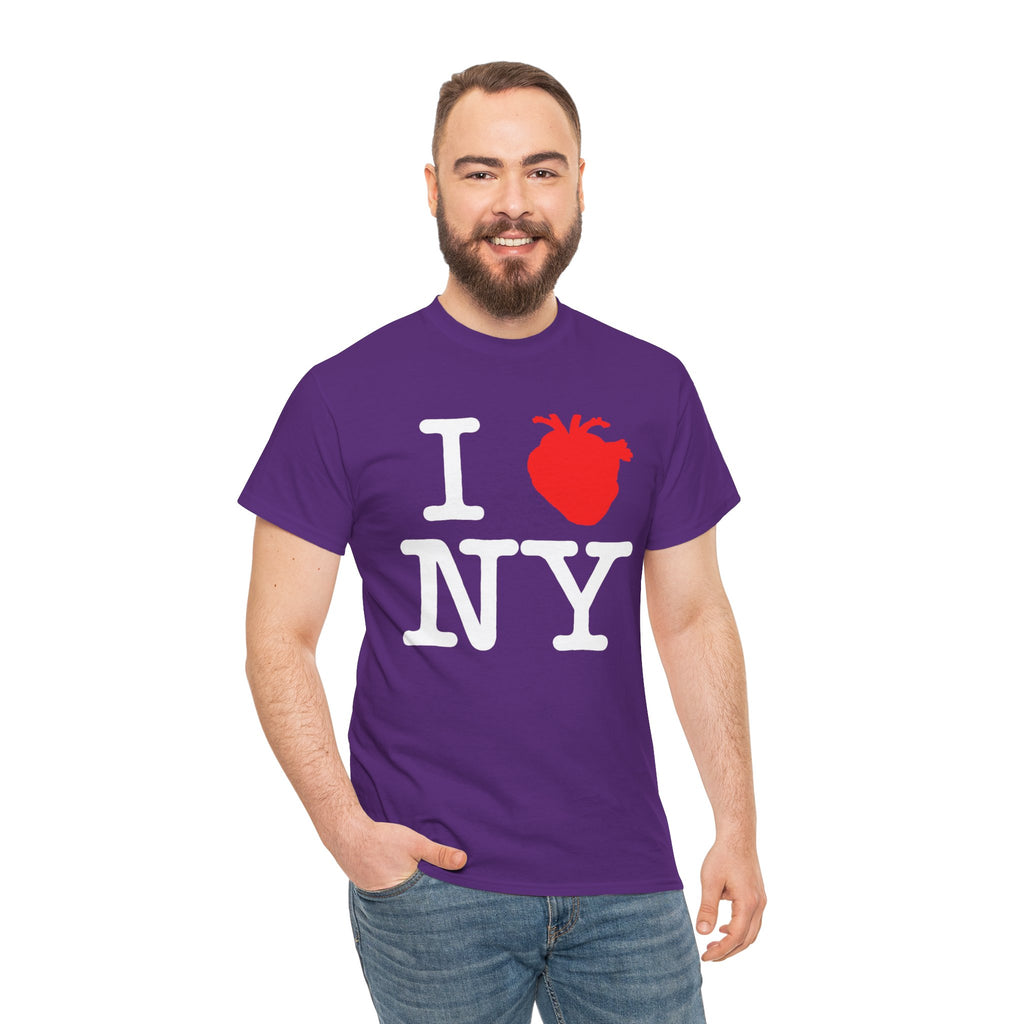 I  NY Anatomical Heart T‑Shirt — NYC Souvenir Tee