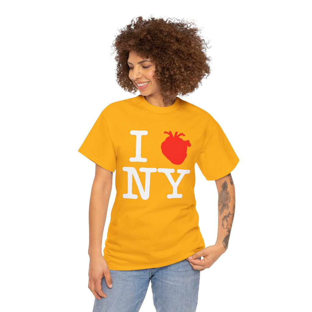 I  NY Anatomical Heart T‑Shirt — NYC Souvenir Tee