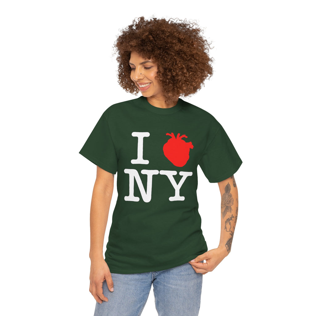 I  NY Anatomical Heart T‑Shirt — NYC Souvenir Tee