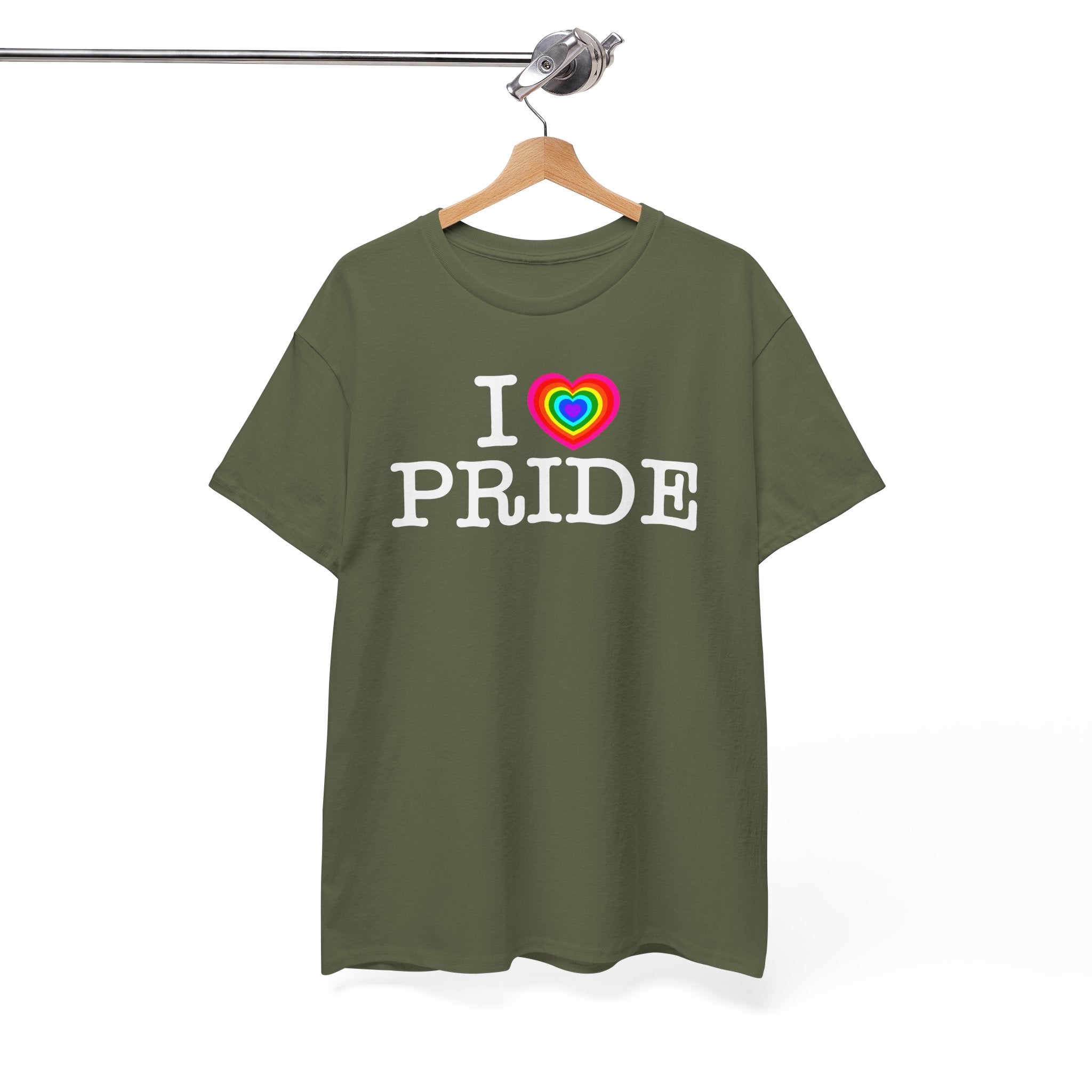 I Heart PRIDE Rainbow Heart — Classic I LOVE New York NY T-Shirt
