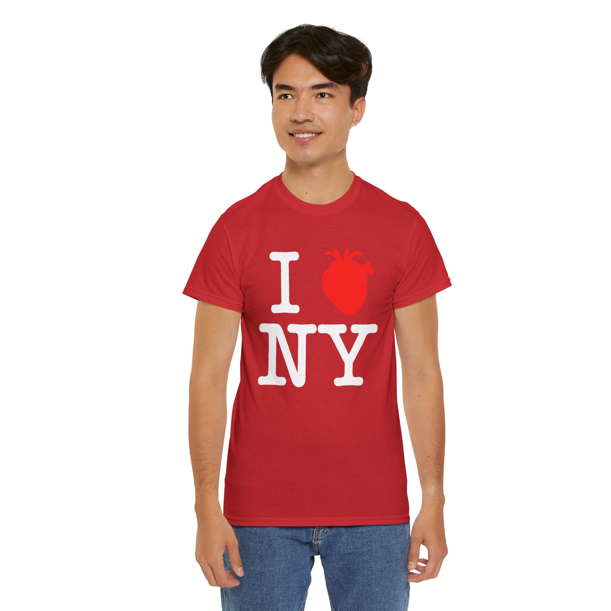 I  NY Anatomical Heart T‑Shirt — NYC Souvenir Tee