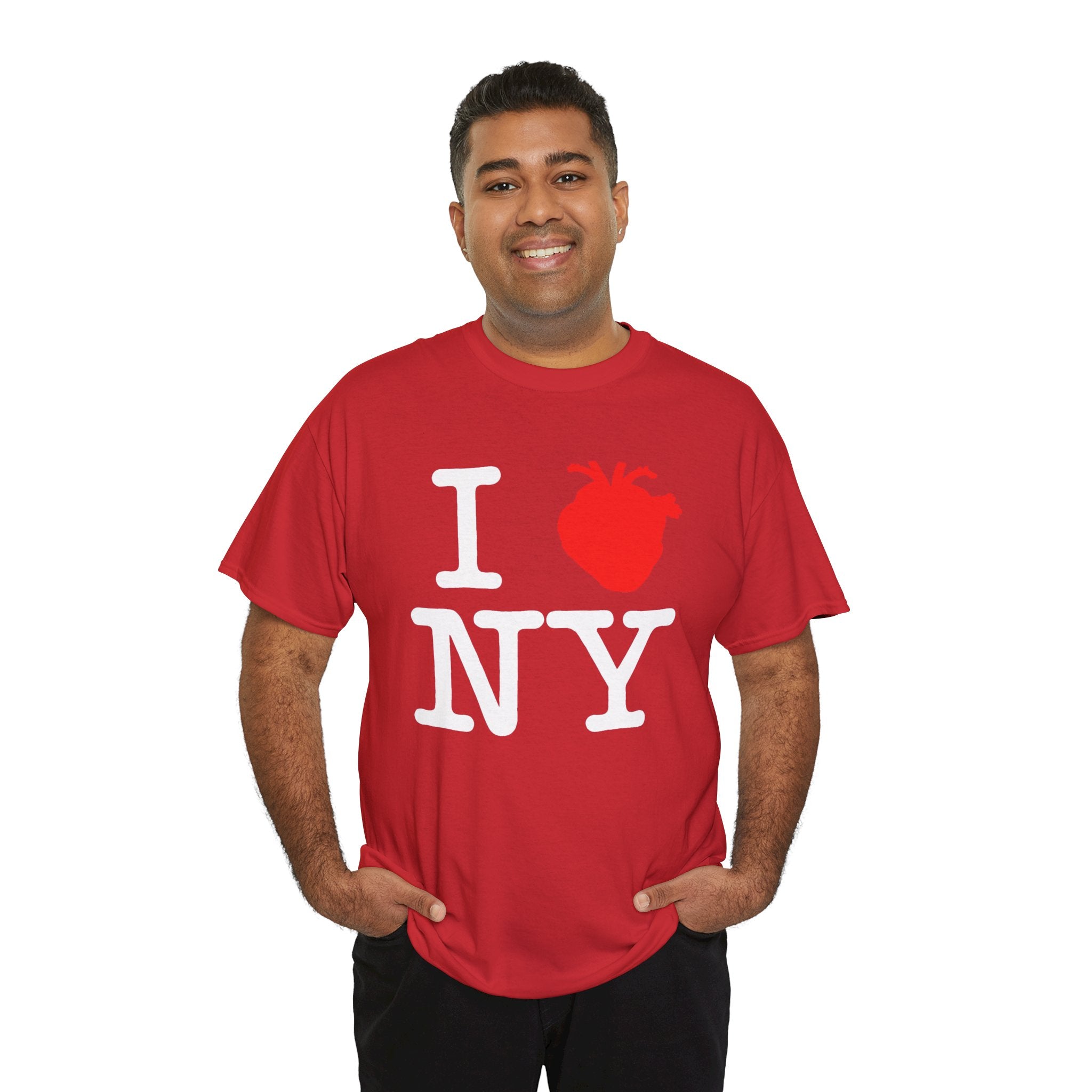 I  NY Anatomical Heart T‑Shirt — NYC Souvenir Tee