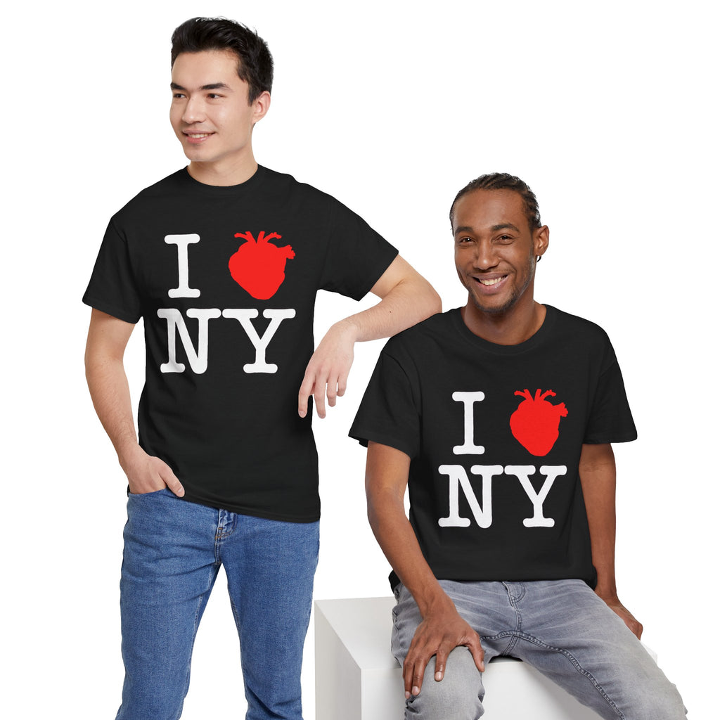I  NY Anatomical Heart T‑Shirt — NYC Souvenir Tee