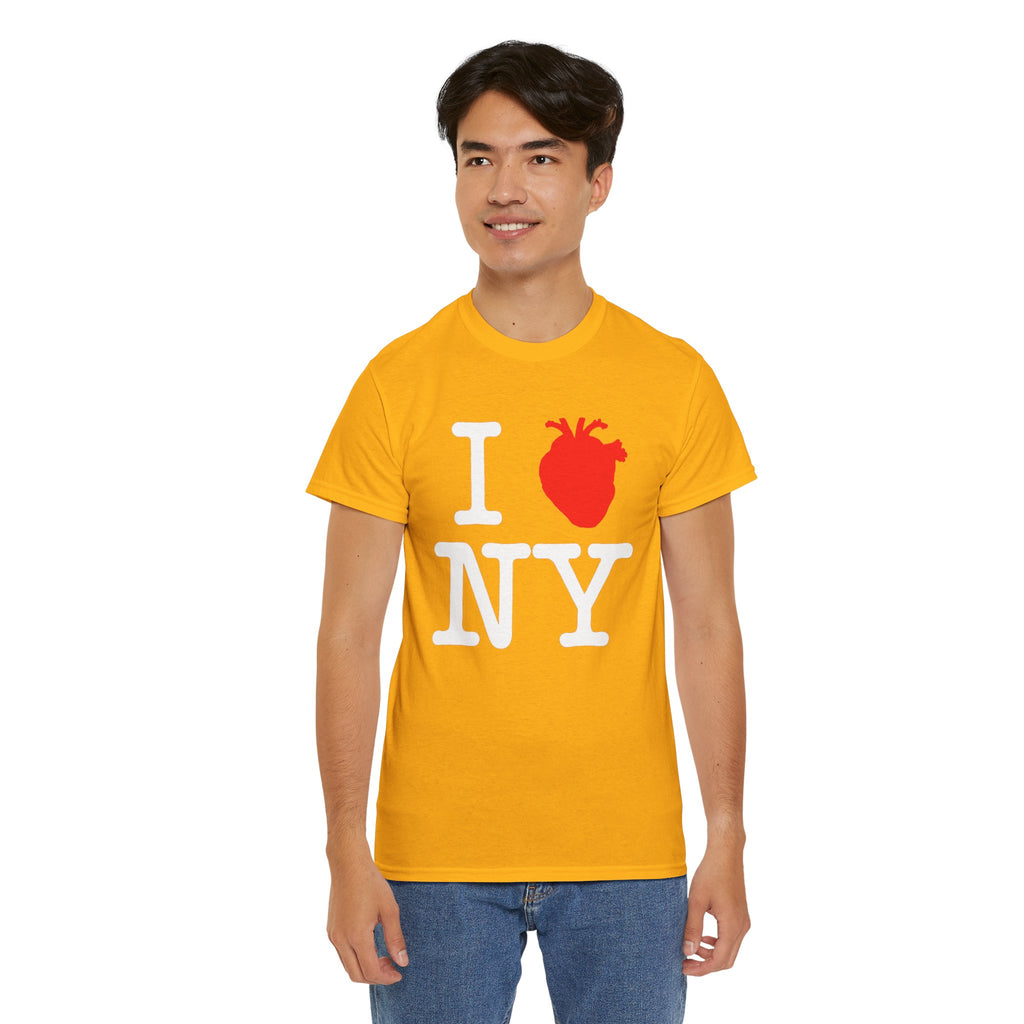 I  NY Anatomical Heart T‑Shirt — NYC Souvenir Tee