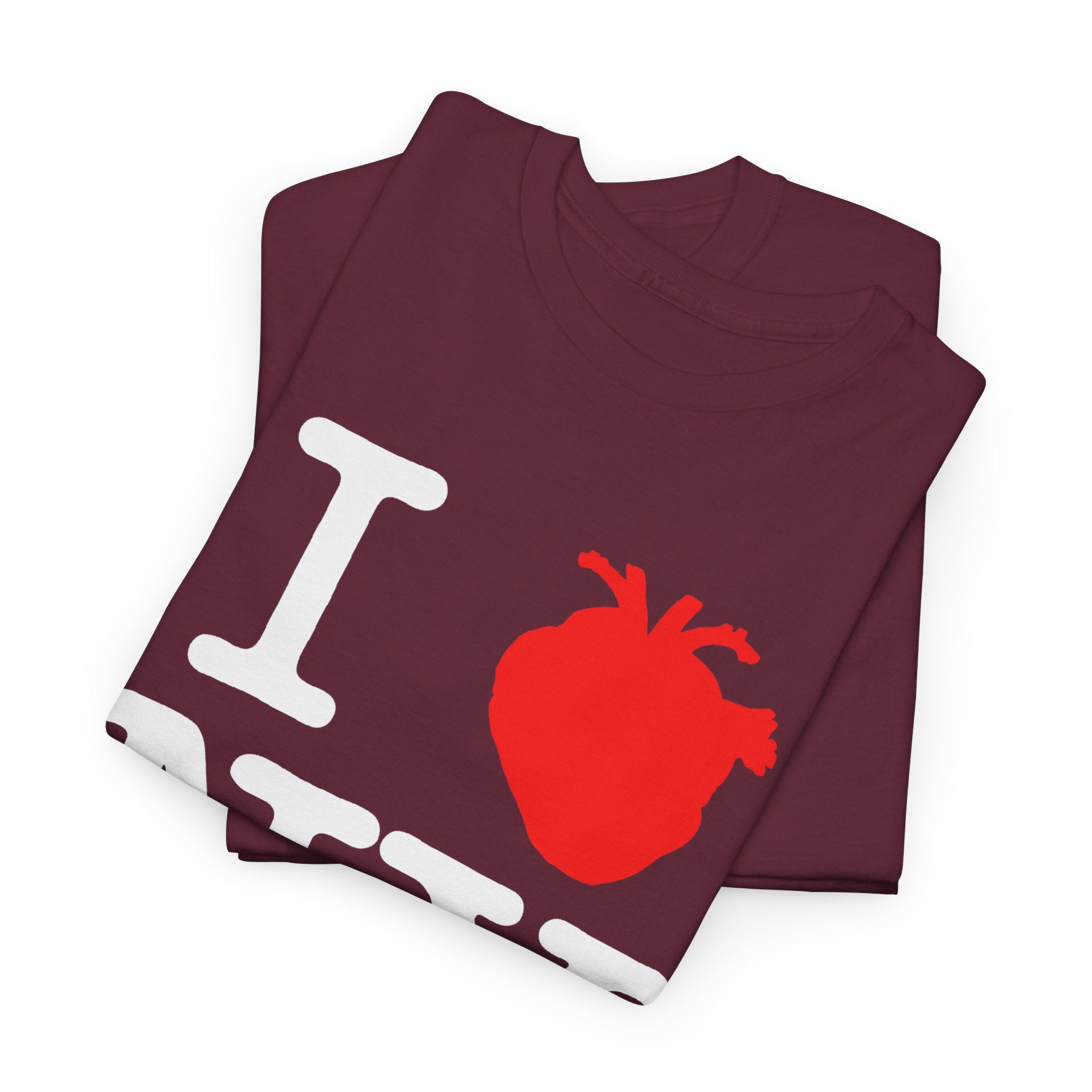 I  NY Anatomical Heart T‑Shirt — NYC Souvenir Tee