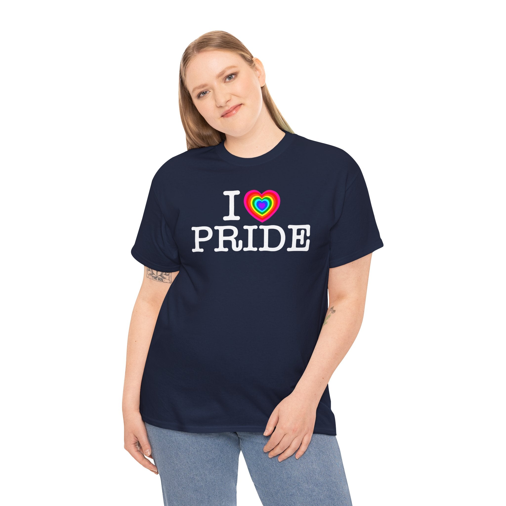 I Heart PRIDE Rainbow Heart — Classic I LOVE New York NY T-Shirt