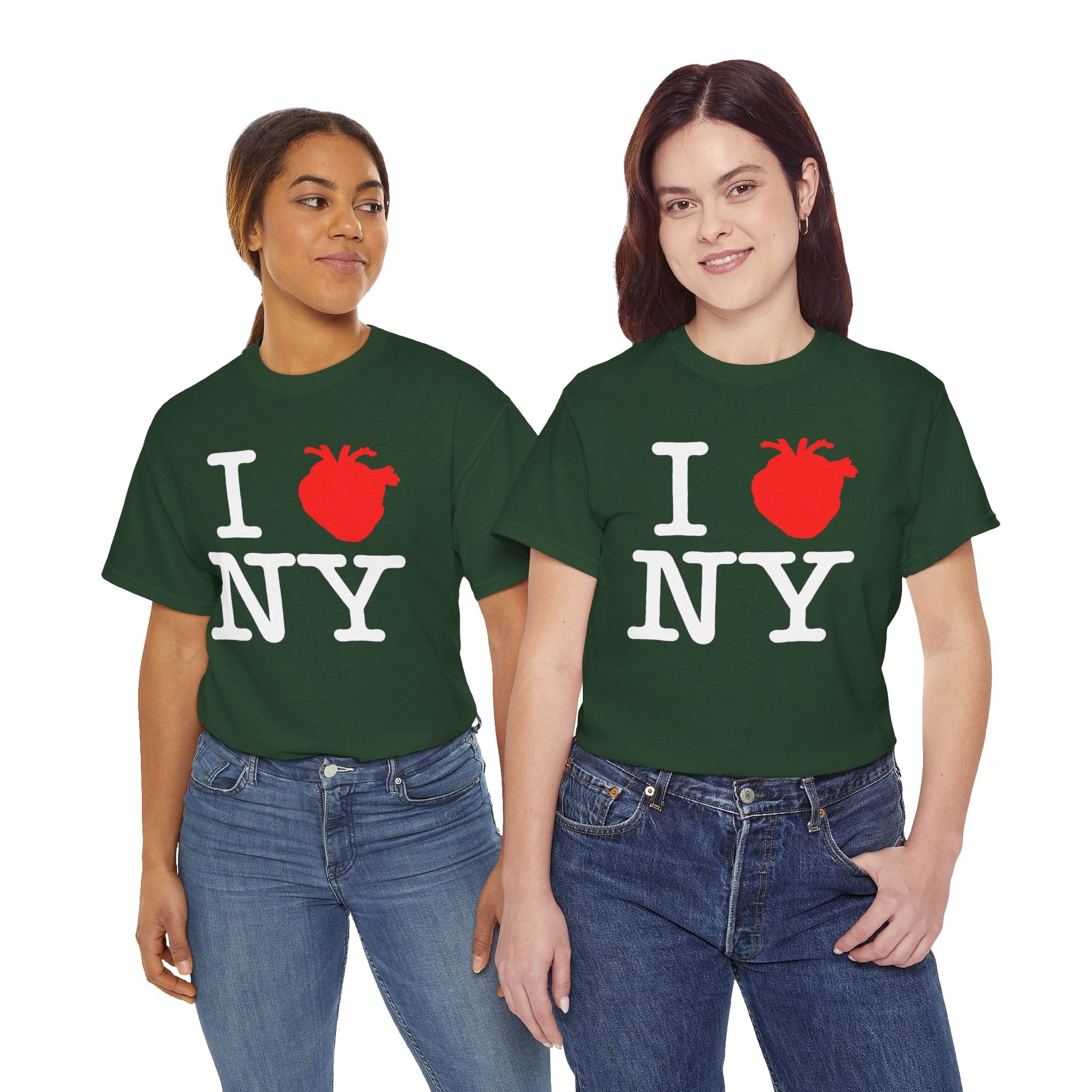 I  NY Anatomical Heart T‑Shirt — NYC Souvenir Tee