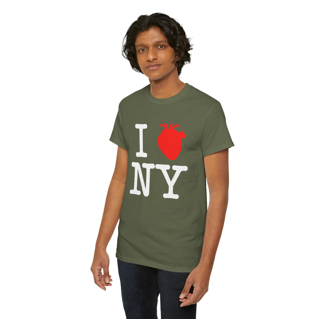 I  NY Anatomical Heart T‑Shirt — NYC Souvenir Tee