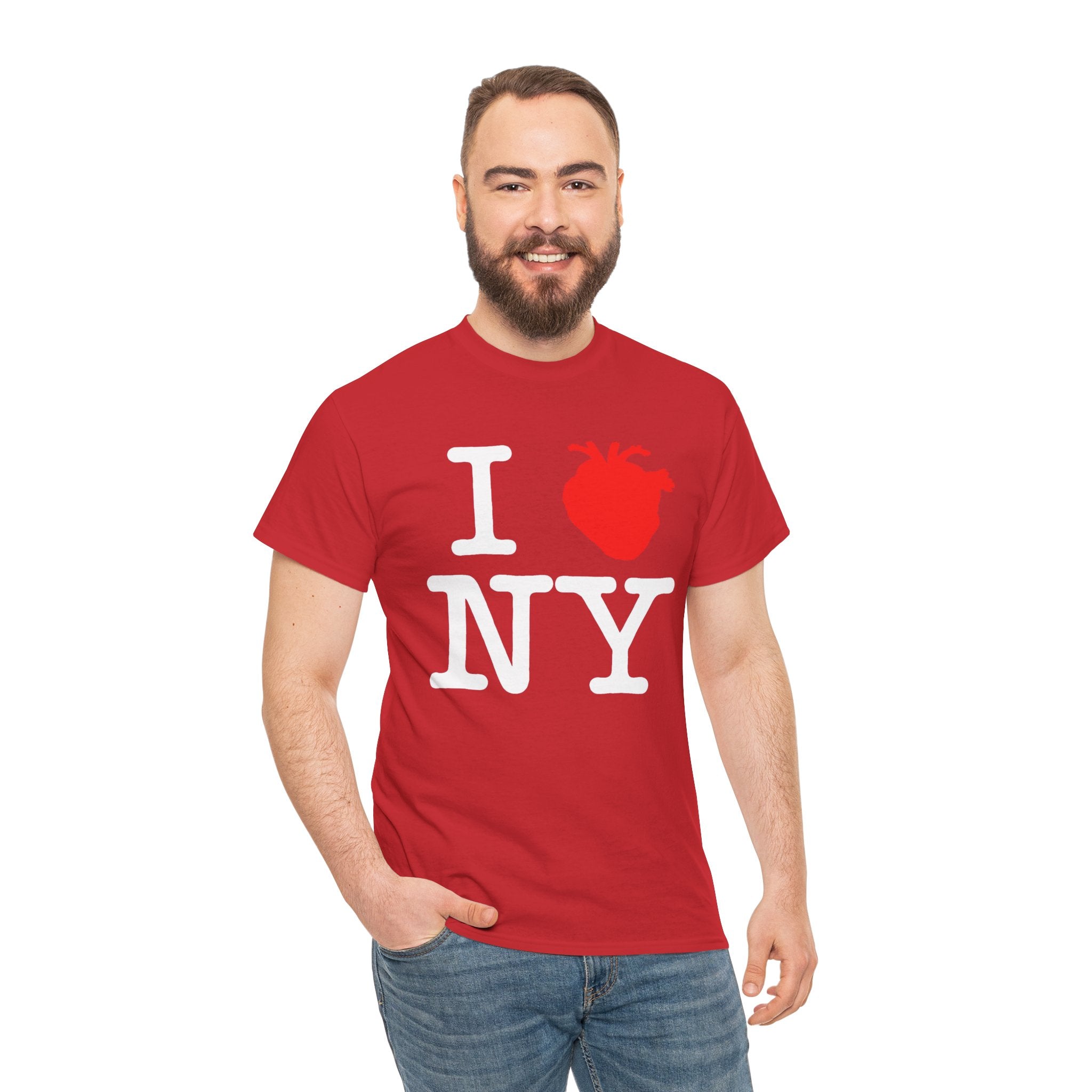 I  NY Anatomical Heart T‑Shirt — NYC Souvenir Tee