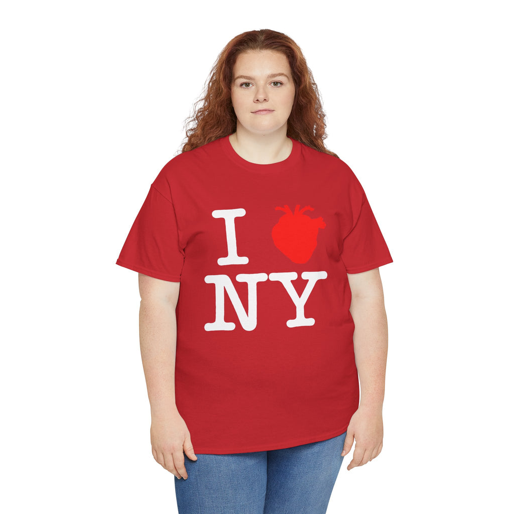 I  NY Anatomical Heart T‑Shirt — NYC Souvenir Tee