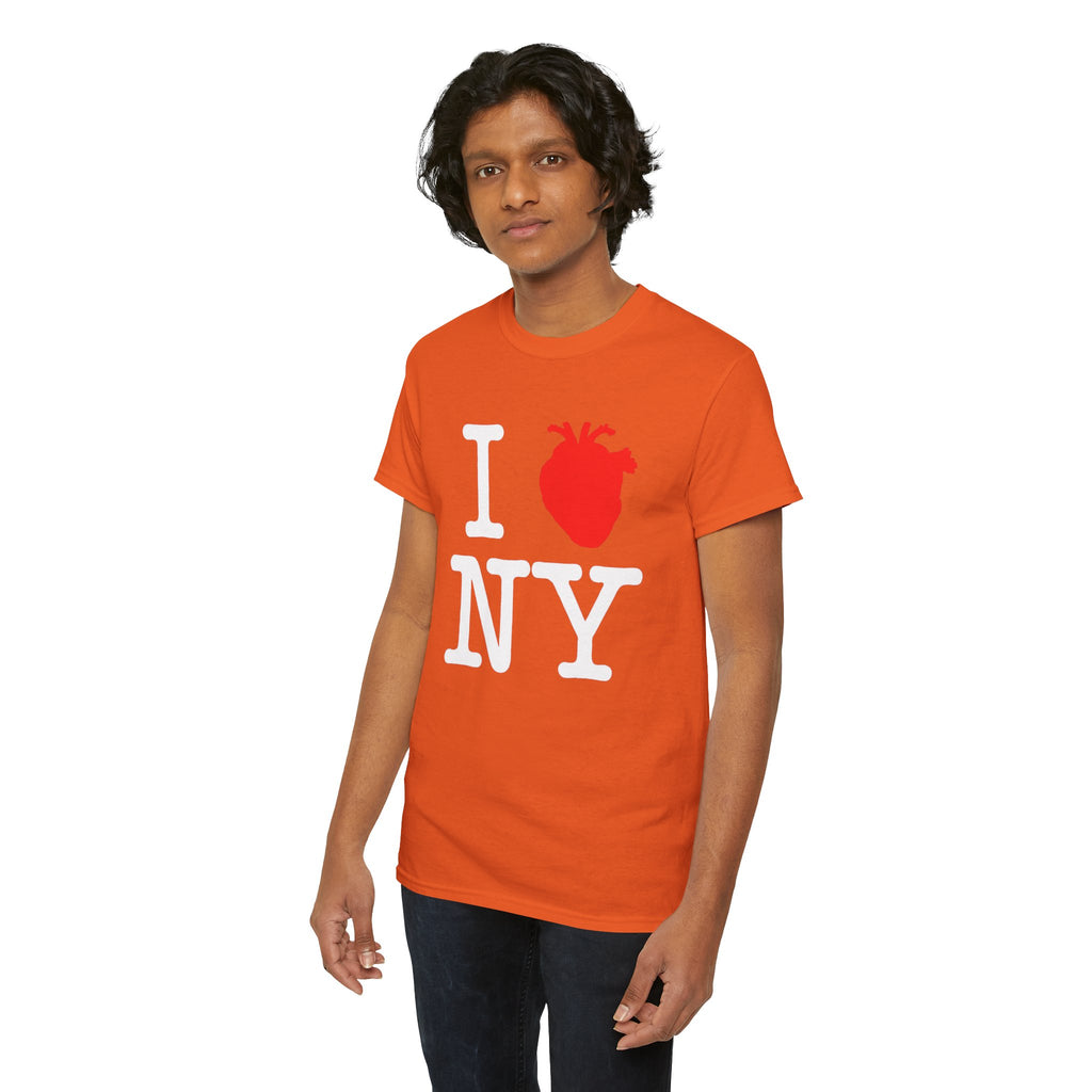 I  NY Anatomical Heart T‑Shirt — NYC Souvenir Tee