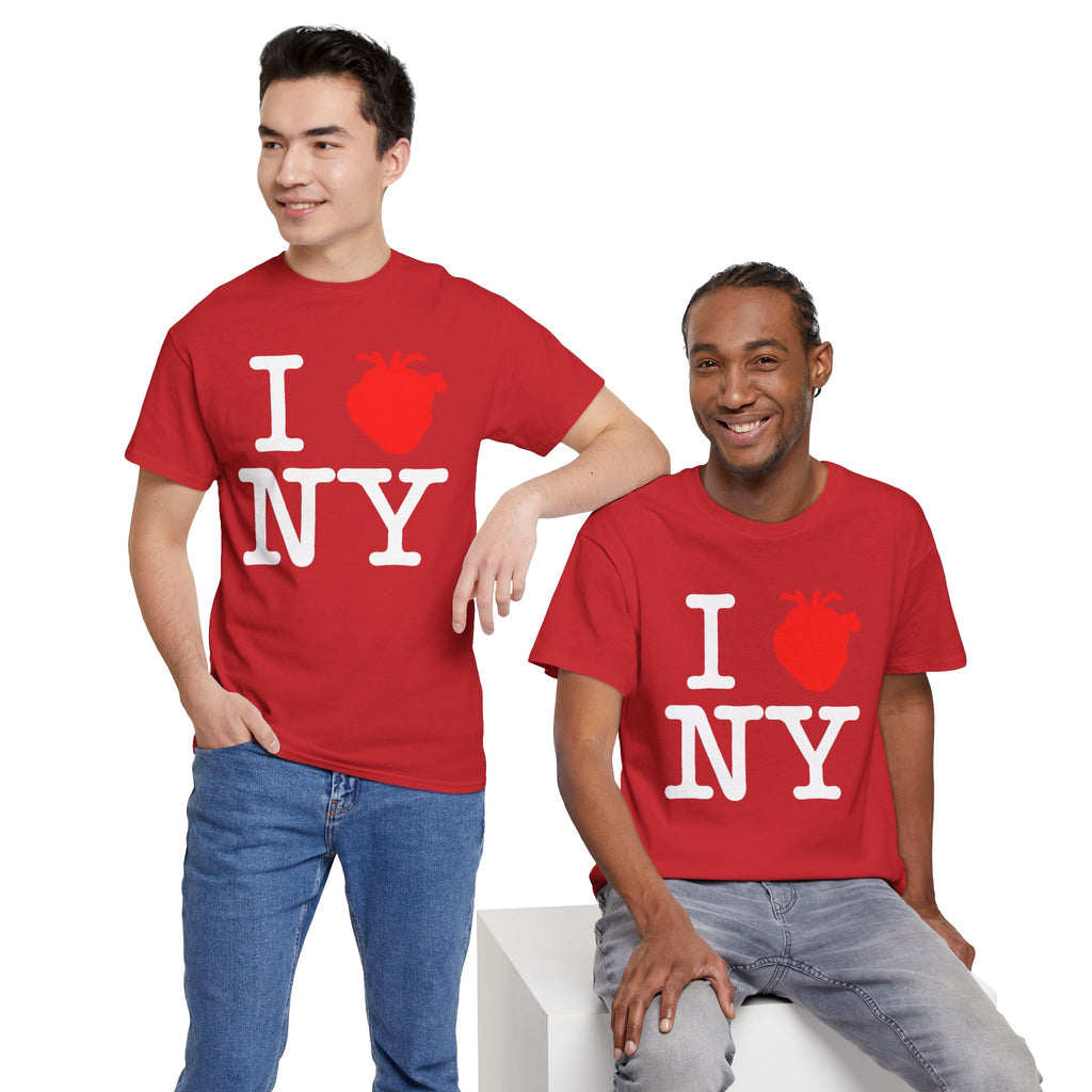 I  NY Anatomical Heart T‑Shirt — NYC Souvenir Tee