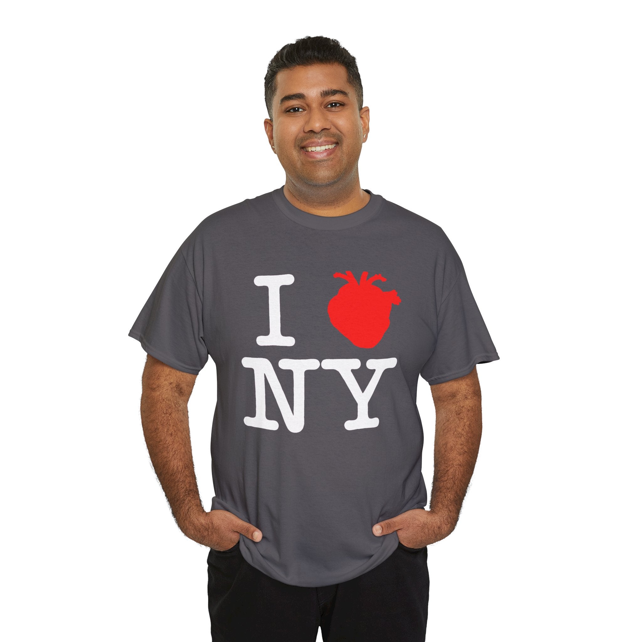 I  NY Anatomical Heart T‑Shirt — NYC Souvenir Tee