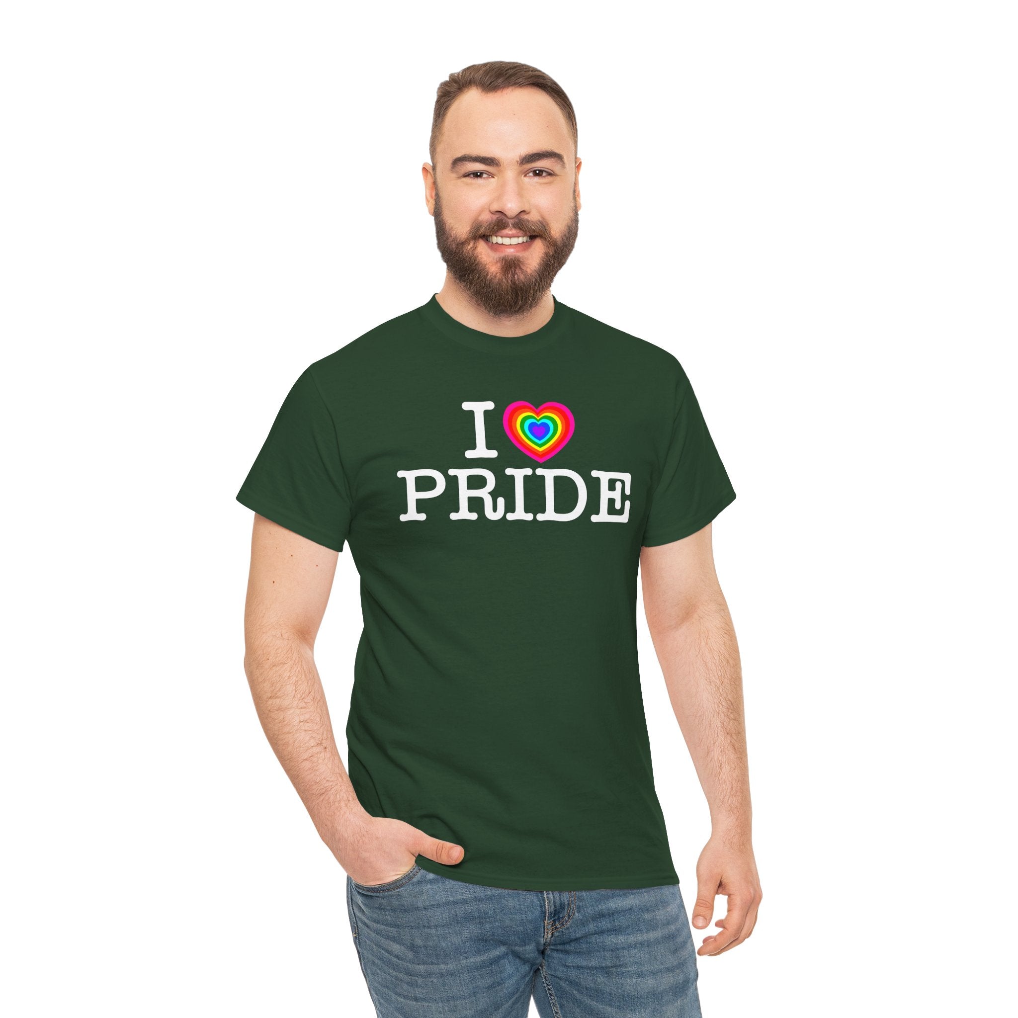 I Heart PRIDE Rainbow Heart — Classic I LOVE New York NY T-Shirt