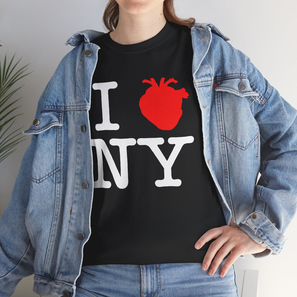 I  NY Anatomical Heart T‑Shirt — NYC Souvenir Tee