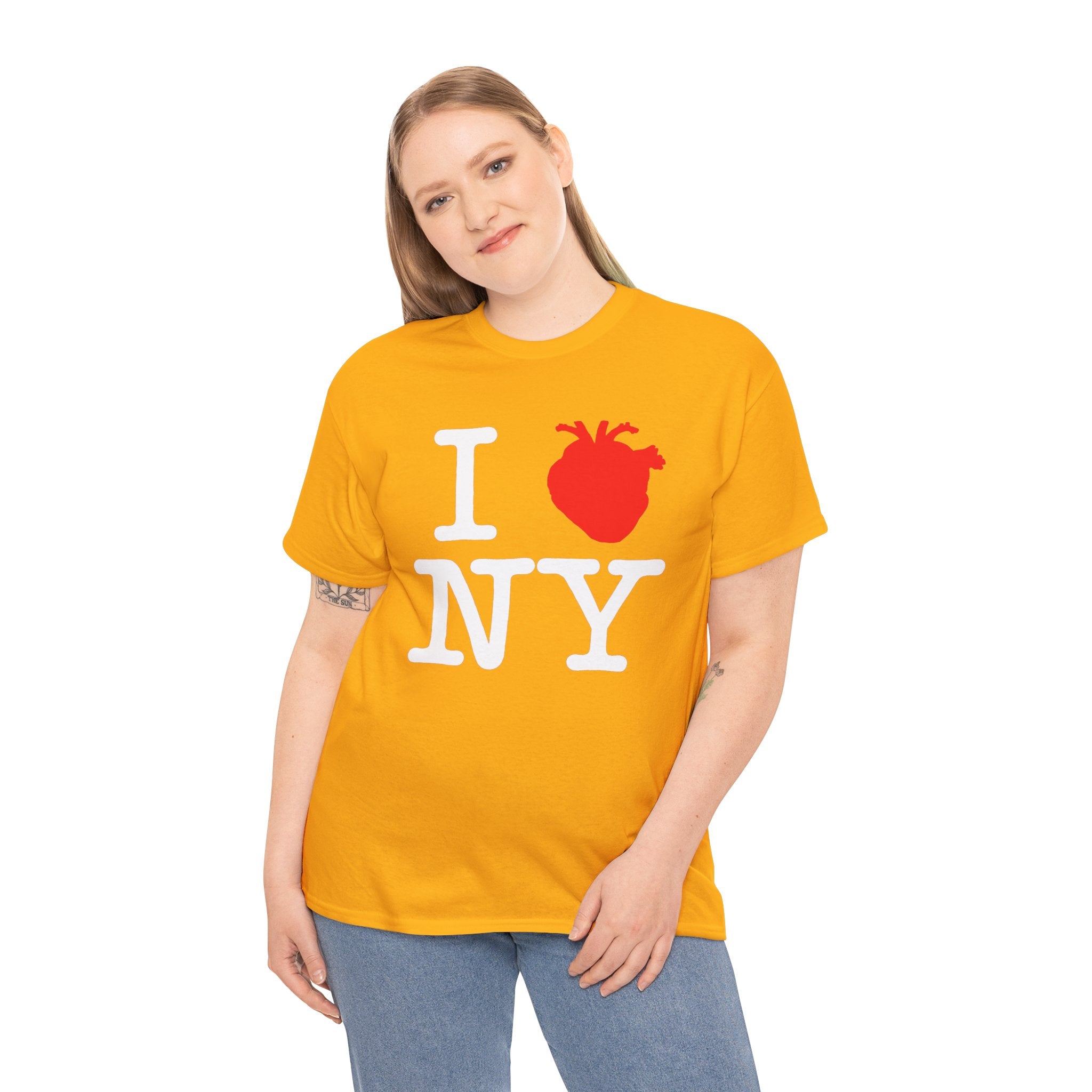 I  NY Anatomical Heart T‑Shirt — NYC Souvenir Tee