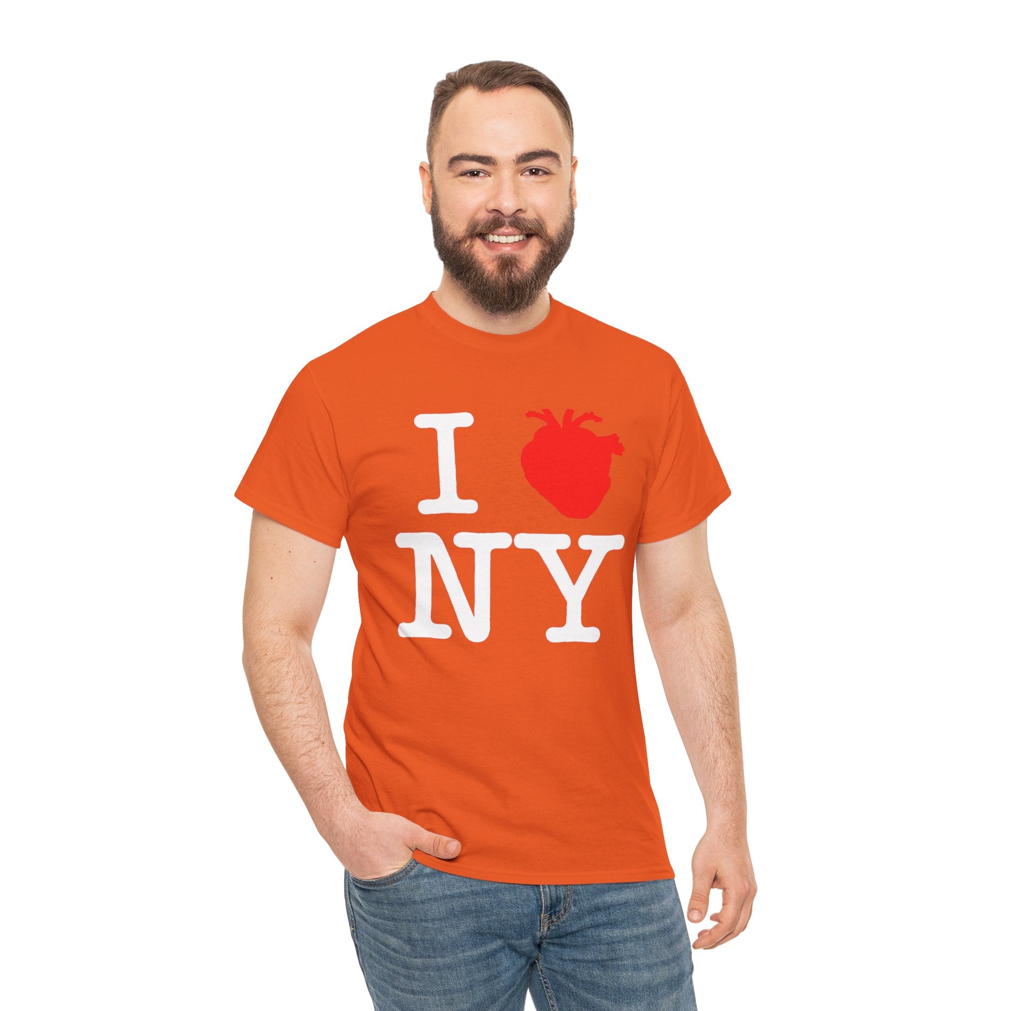 I  NY Anatomical Heart T‑Shirt — NYC Souvenir Tee