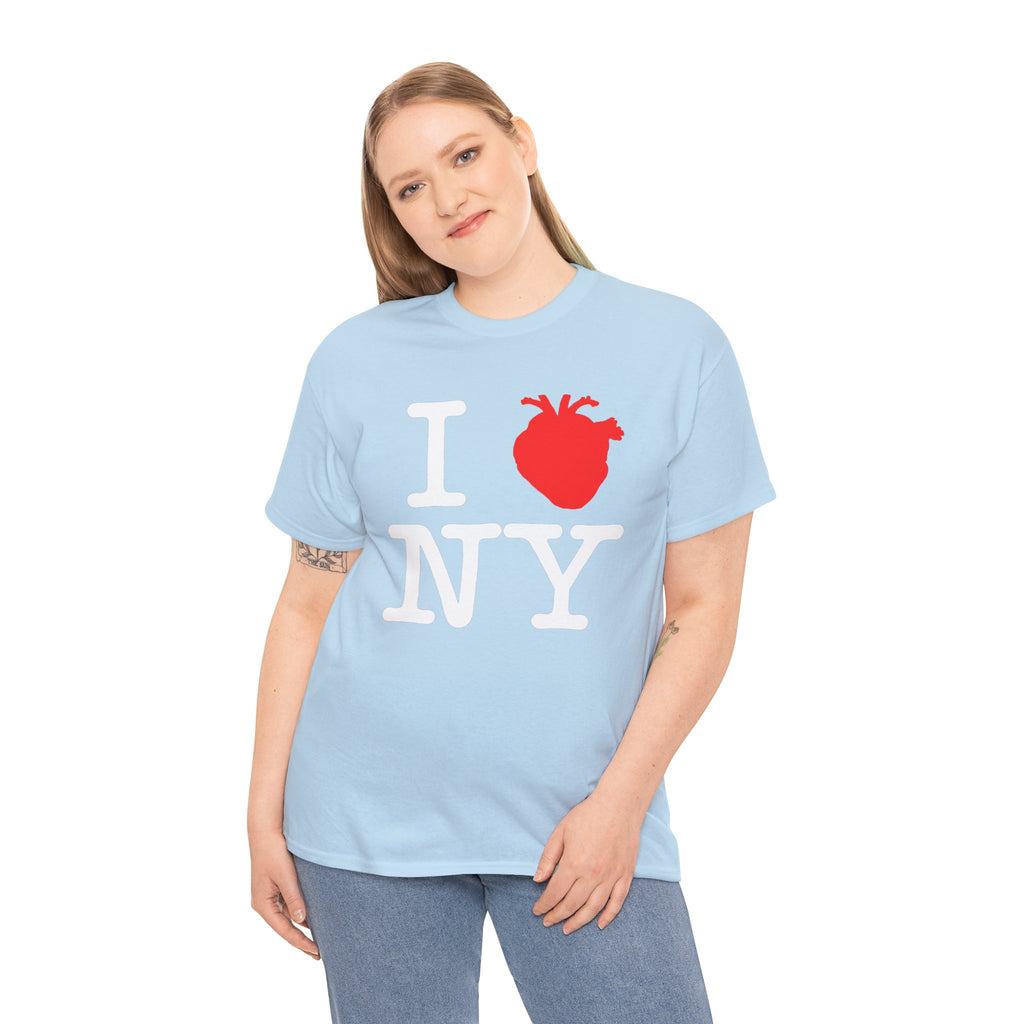 I  NY Anatomical Heart T‑Shirt — NYC Souvenir Tee