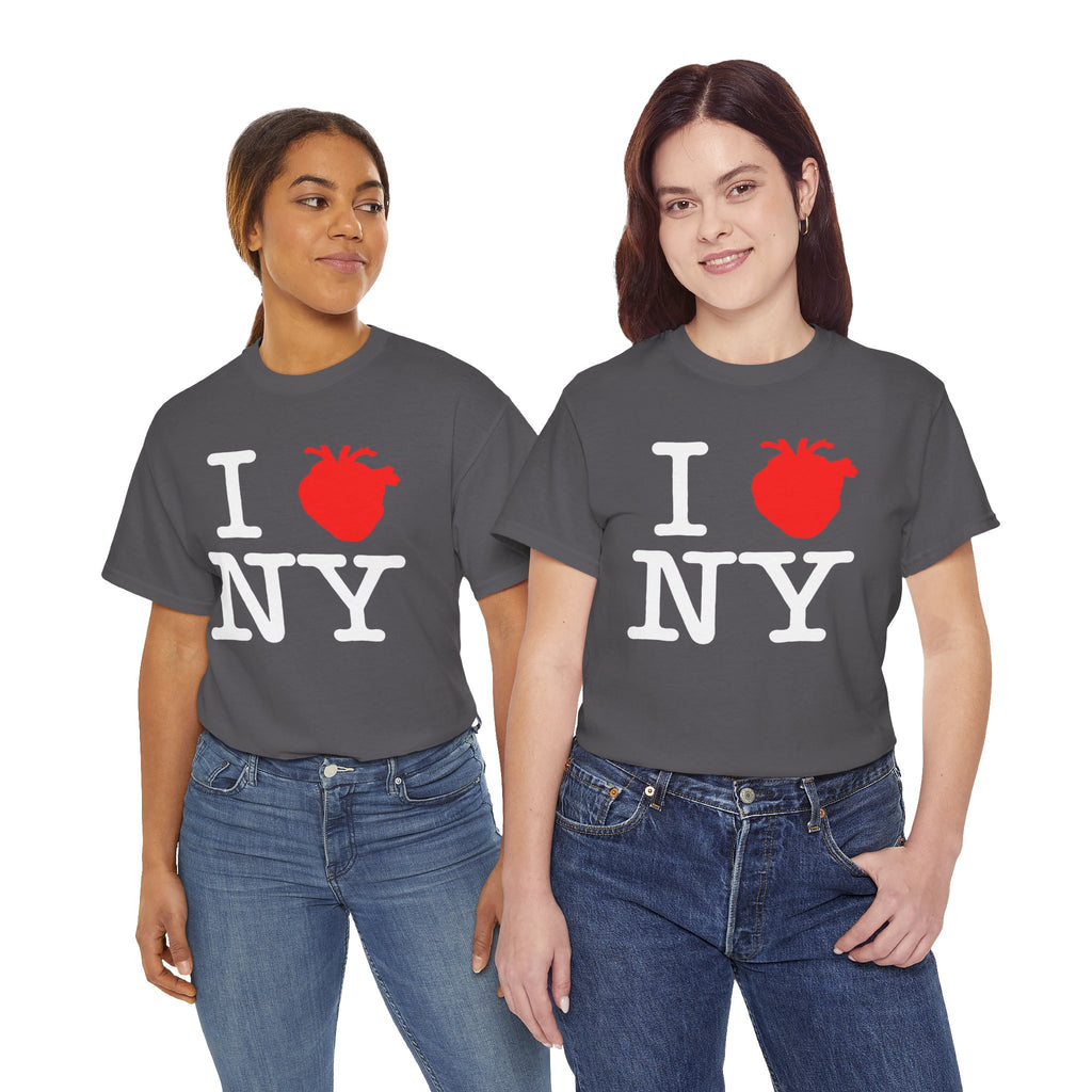 I  NY Anatomical Heart T‑Shirt — NYC Souvenir Tee