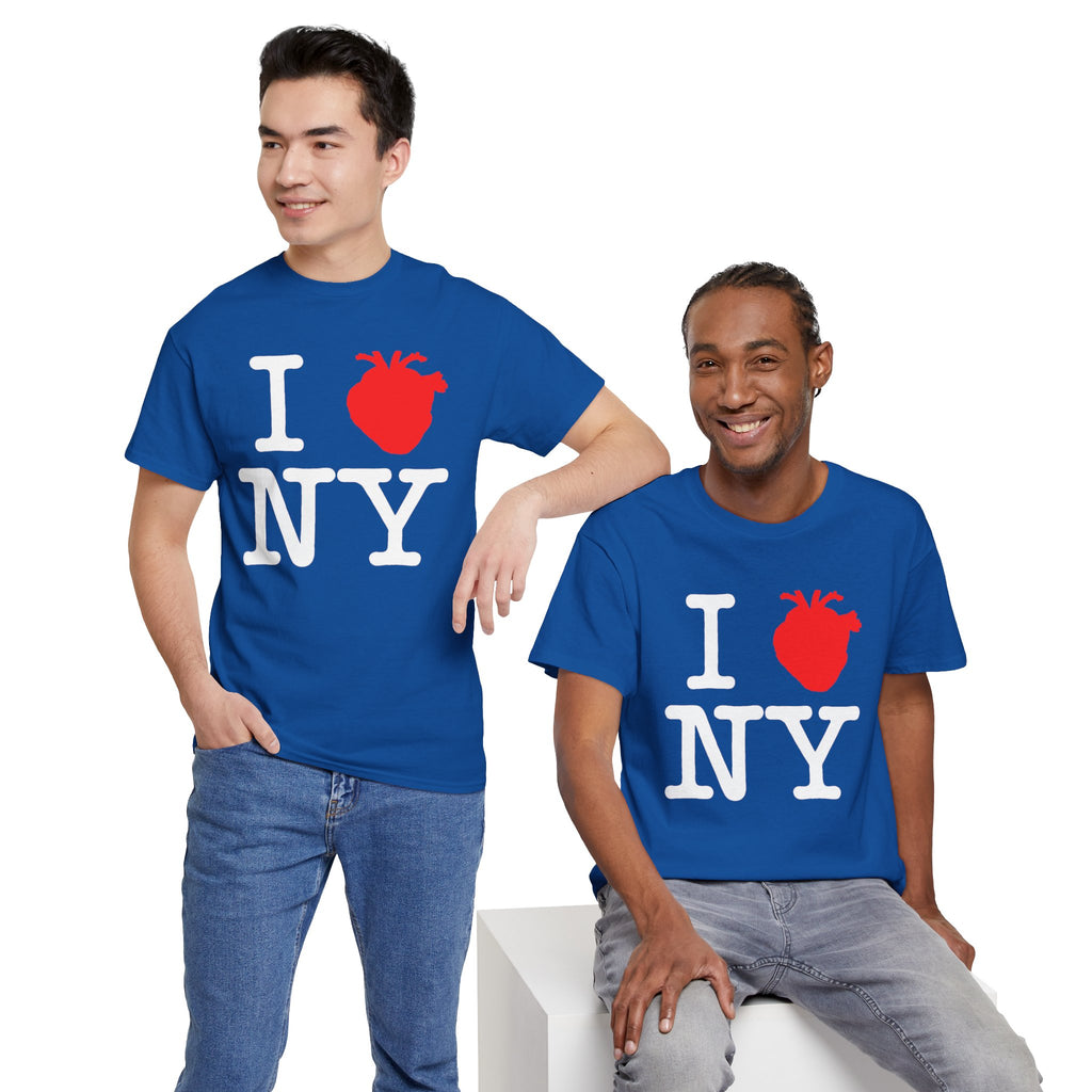 I  NY Anatomical Heart T‑Shirt — NYC Souvenir Tee