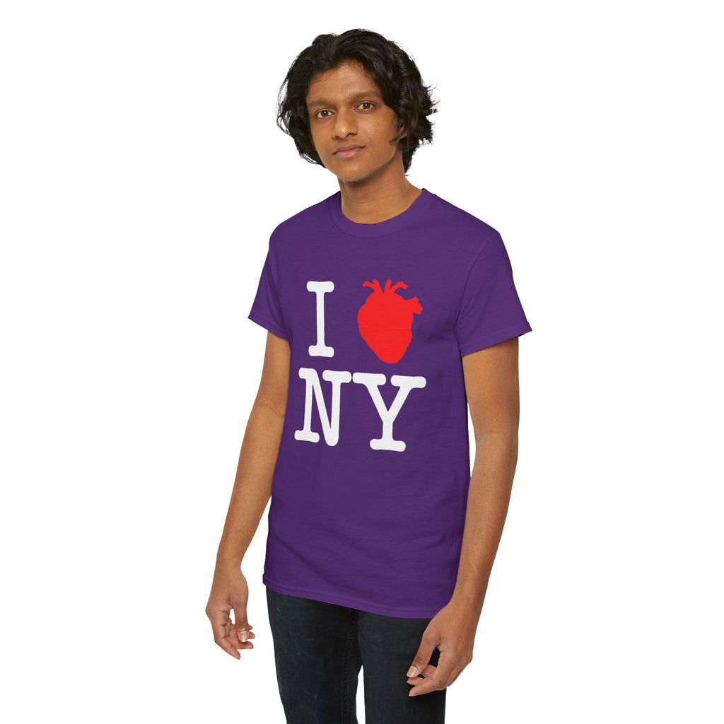I  NY Anatomical Heart T‑Shirt — NYC Souvenir Tee