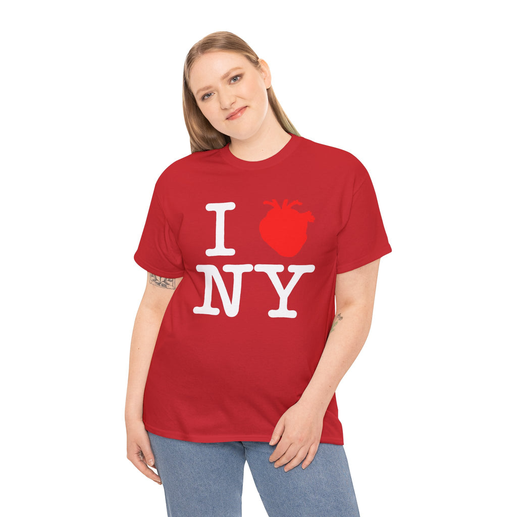 I  NY Anatomical Heart T‑Shirt — NYC Souvenir Tee