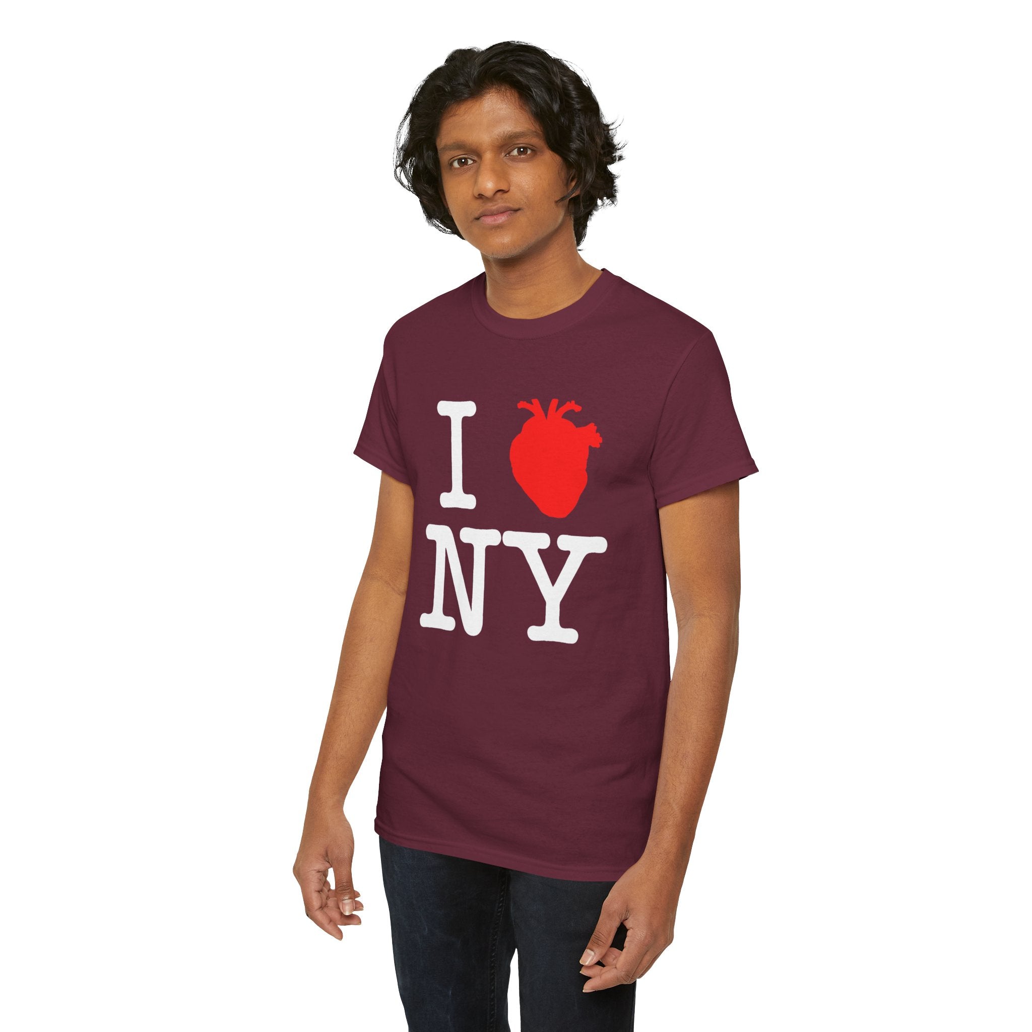 I  NY Anatomical Heart T‑Shirt — NYC Souvenir Tee