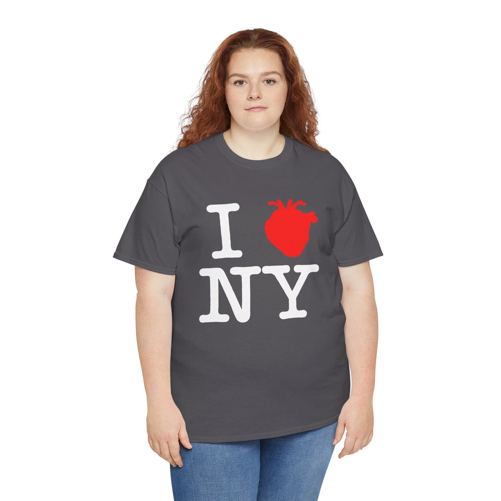 I  NY Anatomical Heart T‑Shirt — NYC Souvenir Tee