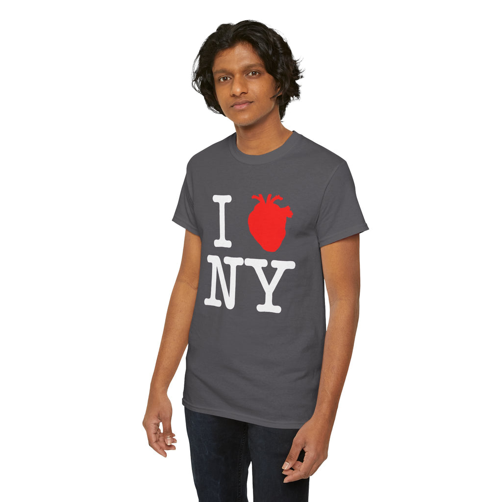 I  NY Anatomical Heart T‑Shirt — NYC Souvenir Tee