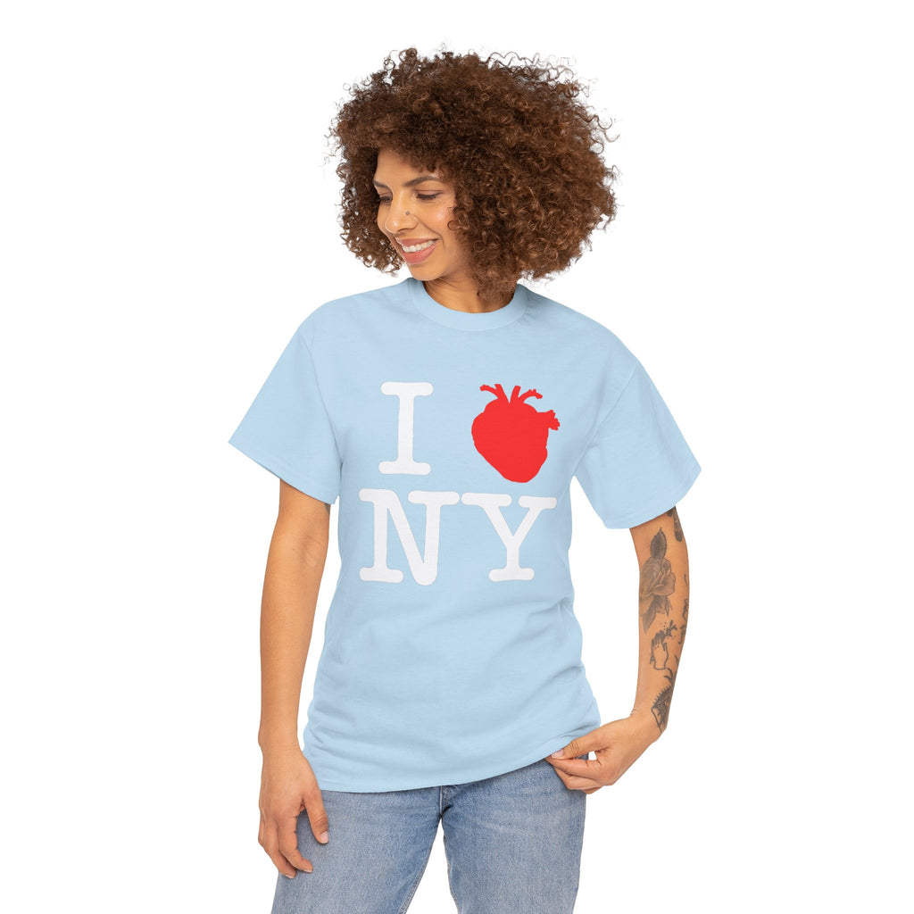 I  NY Anatomical Heart T‑Shirt — NYC Souvenir Tee
