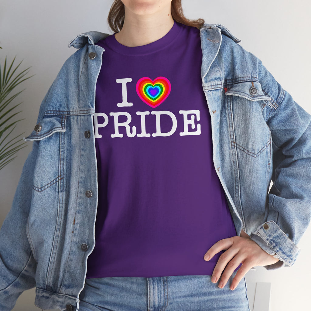 I Heart PRIDE Rainbow Heart — Classic I LOVE New York NY T-Shirt