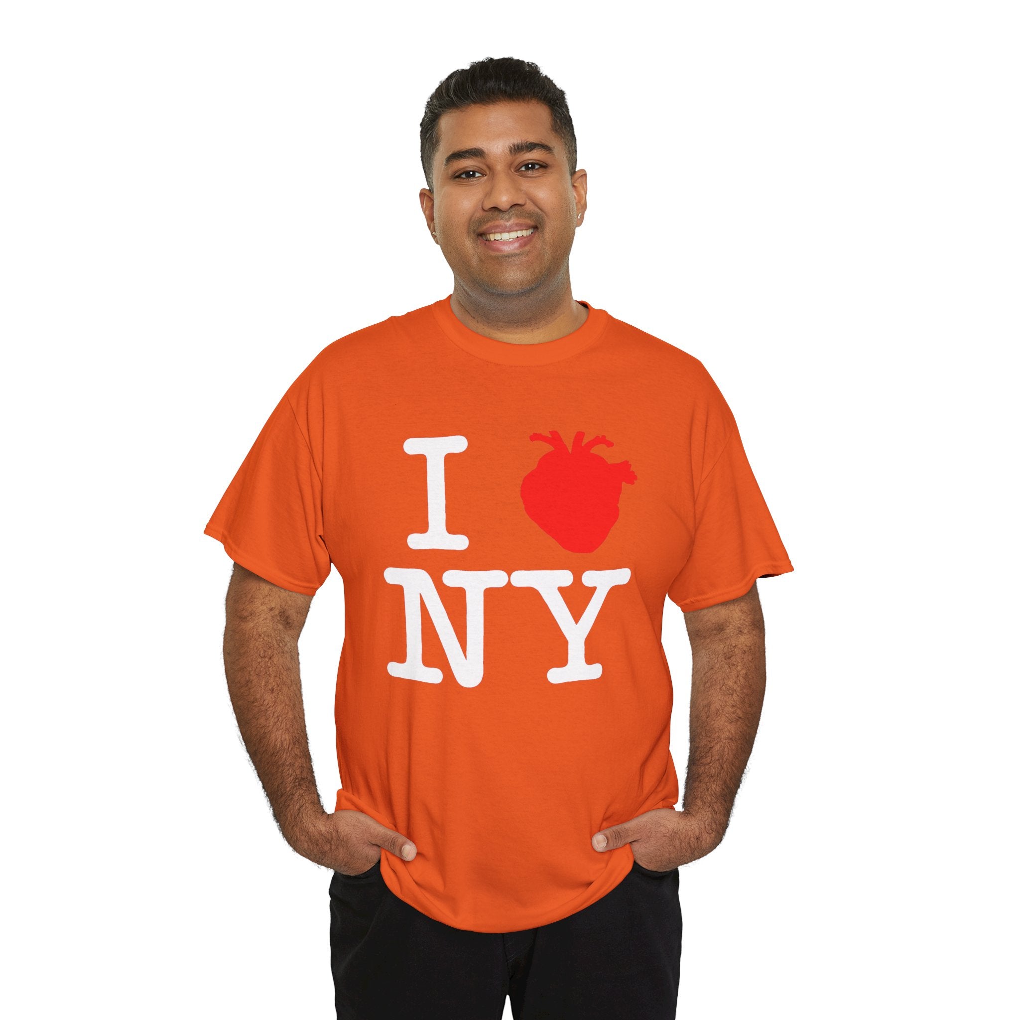 I  NY Anatomical Heart T‑Shirt — NYC Souvenir Tee