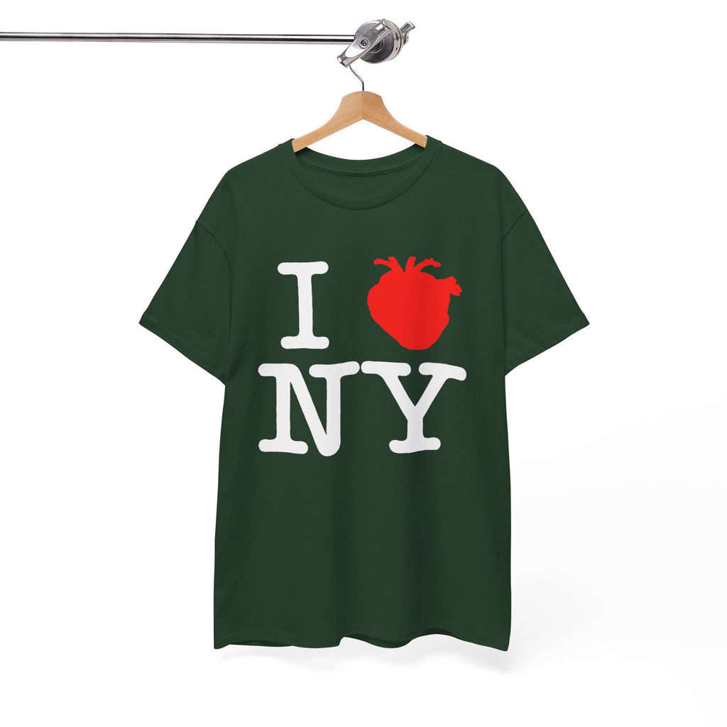 I  NY Anatomical Heart T‑Shirt — NYC Souvenir Tee