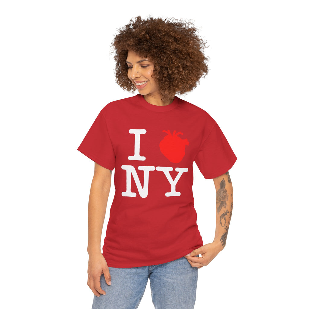 I  NY Anatomical Heart T‑Shirt — NYC Souvenir Tee