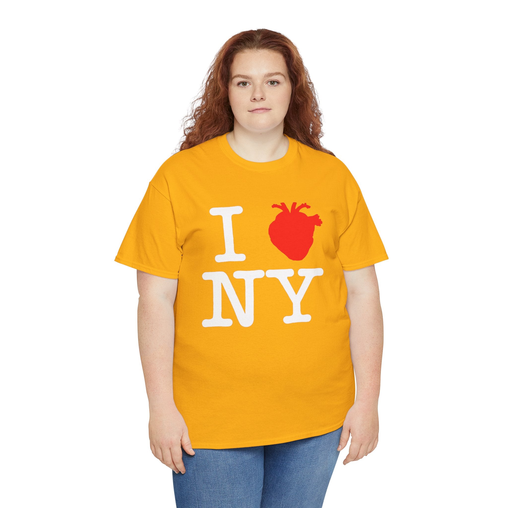 I  NY Anatomical Heart T‑Shirt — NYC Souvenir Tee