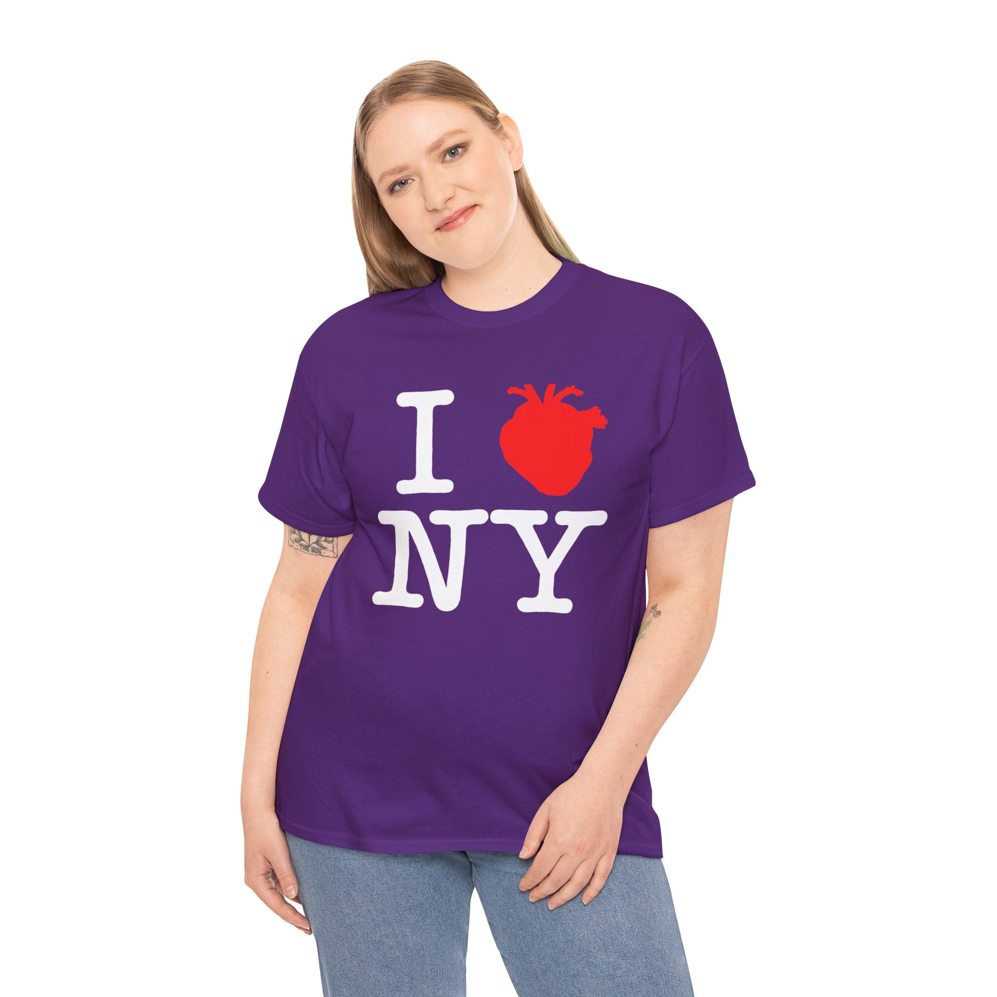 I  NY Anatomical Heart T‑Shirt — NYC Souvenir Tee