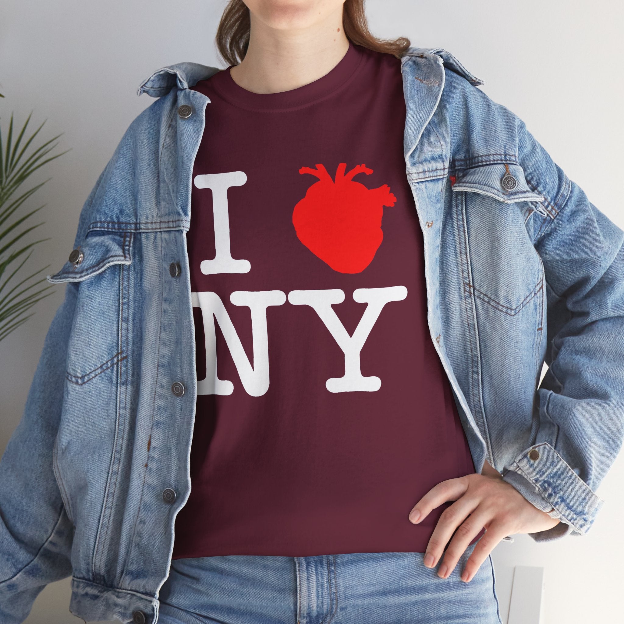 I  NY Anatomical Heart T‑Shirt — NYC Souvenir Tee