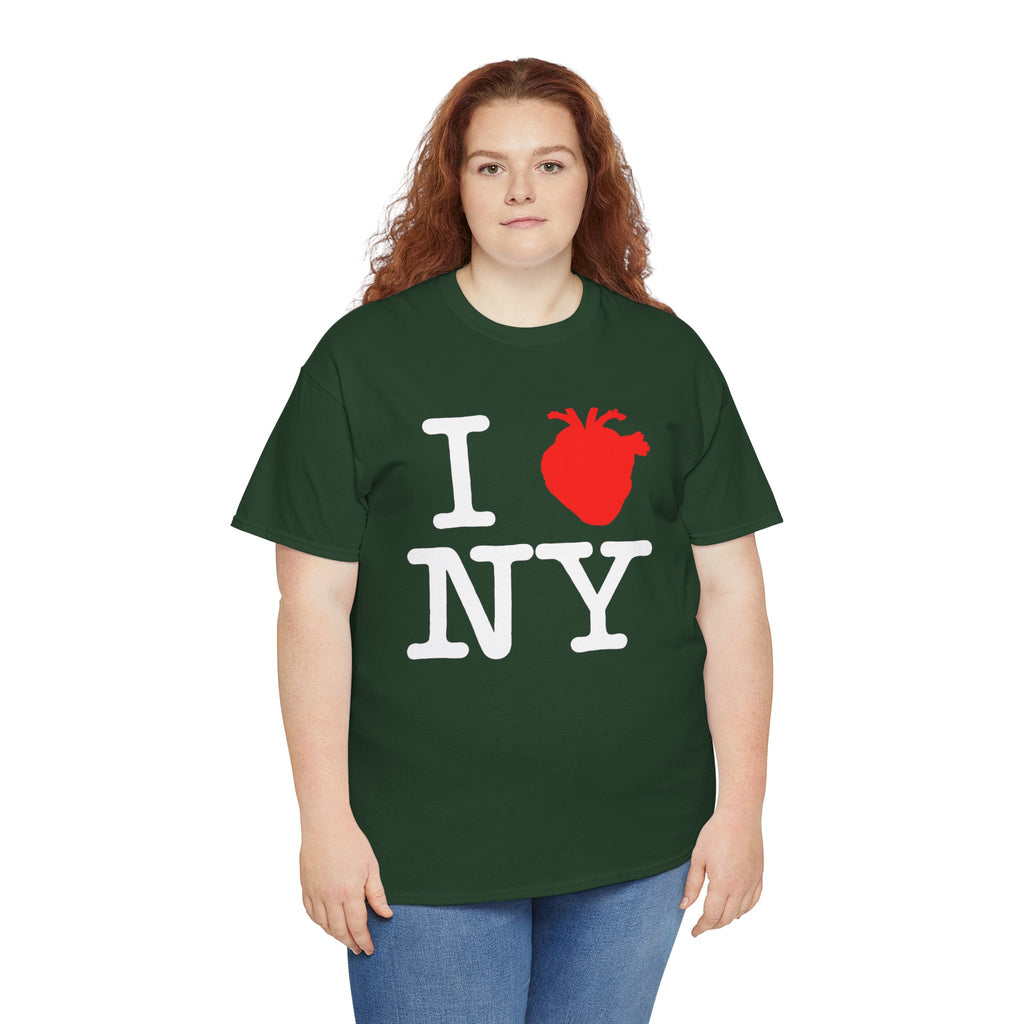 I  NY Anatomical Heart T‑Shirt — NYC Souvenir Tee