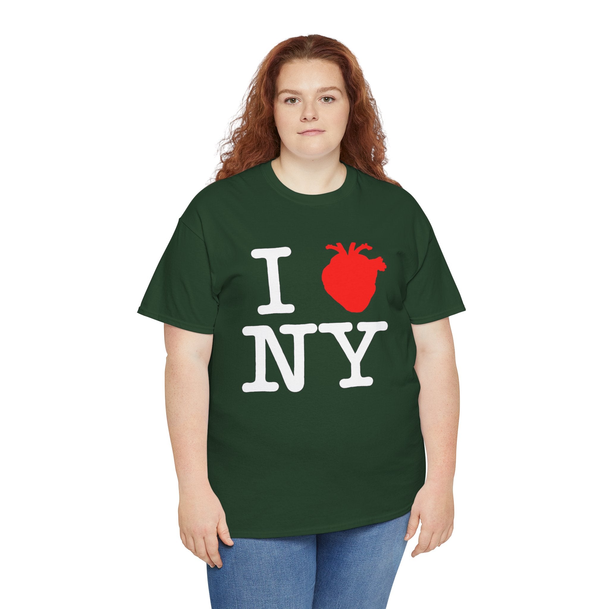 I  NY Anatomical Heart T‑Shirt — NYC Souvenir Tee