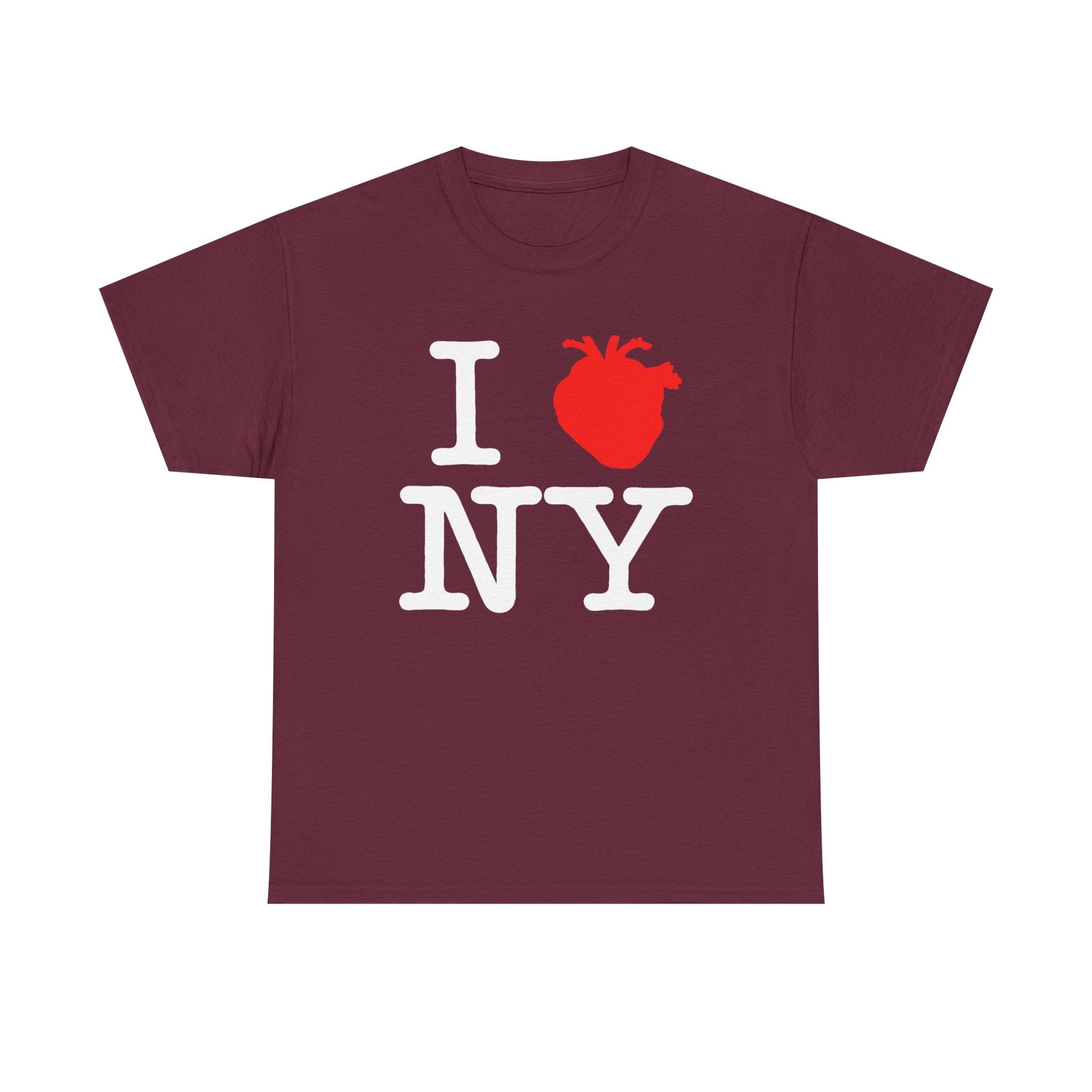 I  NY Anatomical Heart T‑Shirt — NYC Souvenir Tee