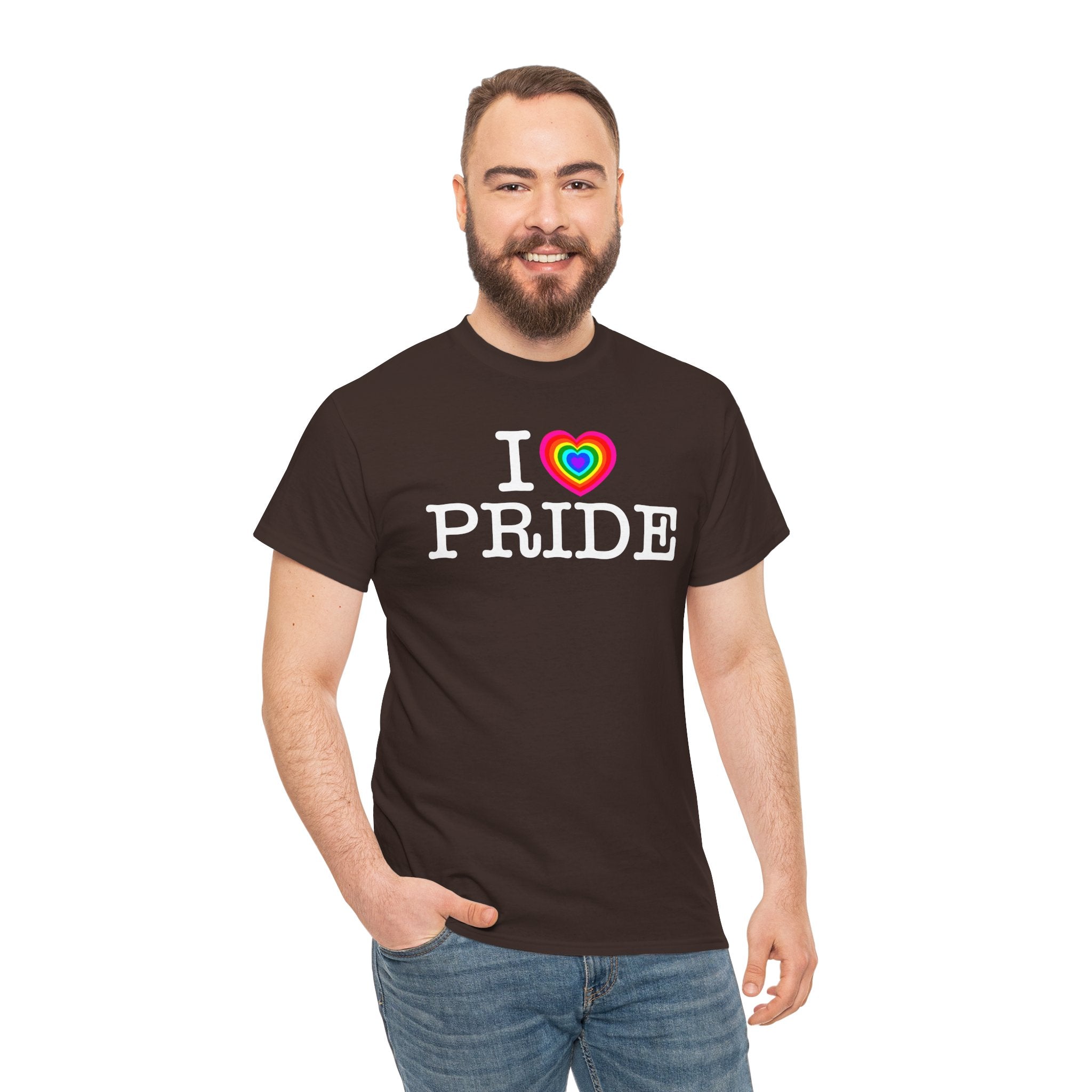 I Heart PRIDE Rainbow Heart — Classic I LOVE New York NY T-Shirt
