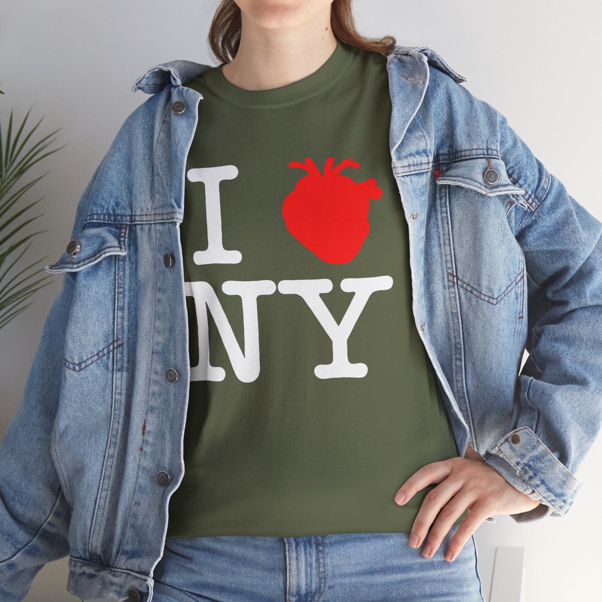 I  NY Anatomical Heart T‑Shirt — NYC Souvenir Tee
