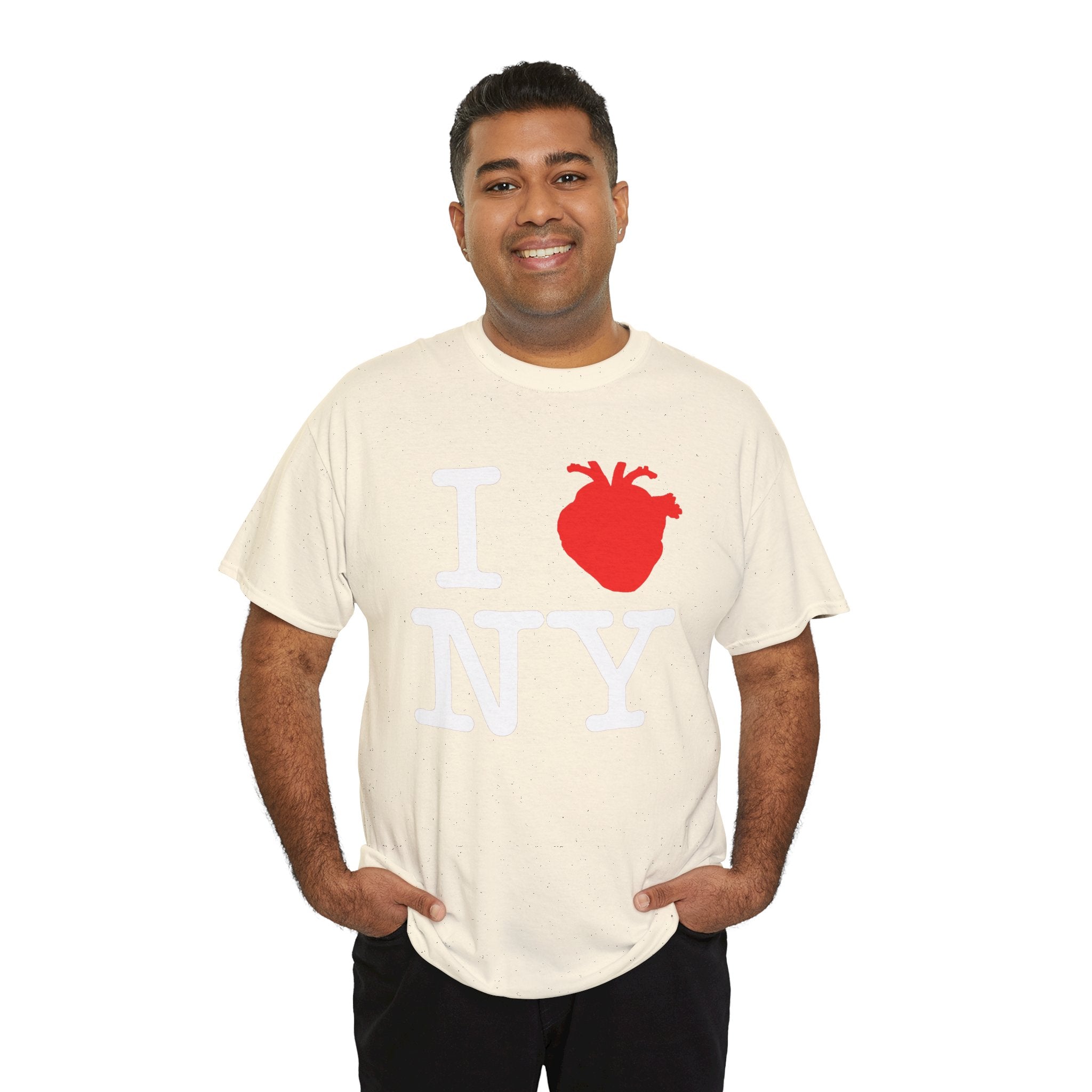 I  NY Anatomical Heart T‑Shirt — NYC Souvenir Tee