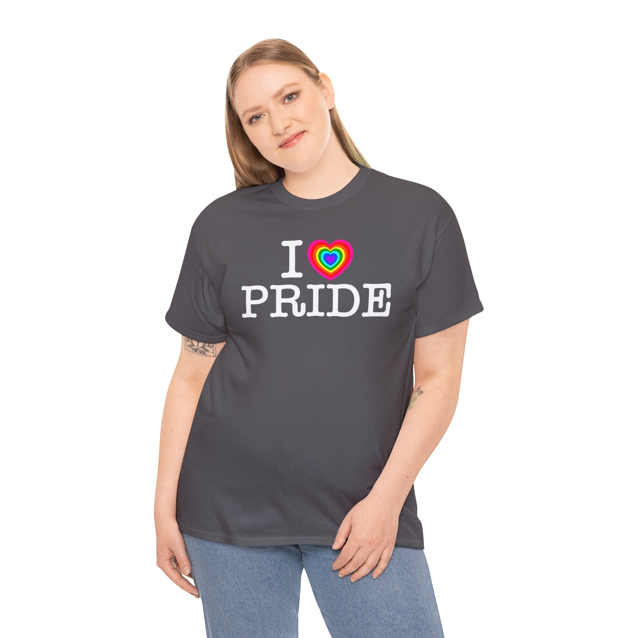 I Heart PRIDE Rainbow Heart — Classic I LOVE New York NY T-Shirt