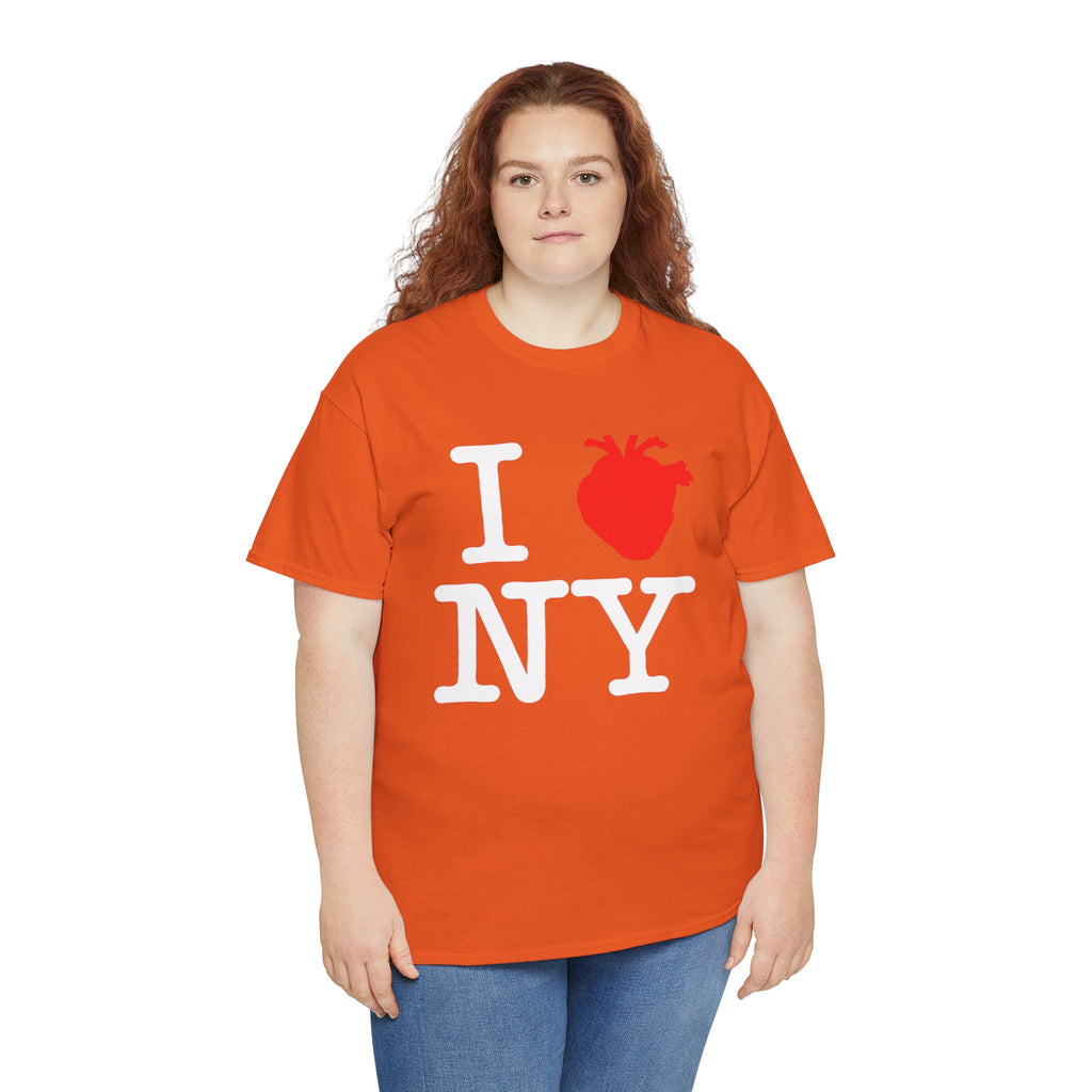 I  NY Anatomical Heart T‑Shirt — NYC Souvenir Tee