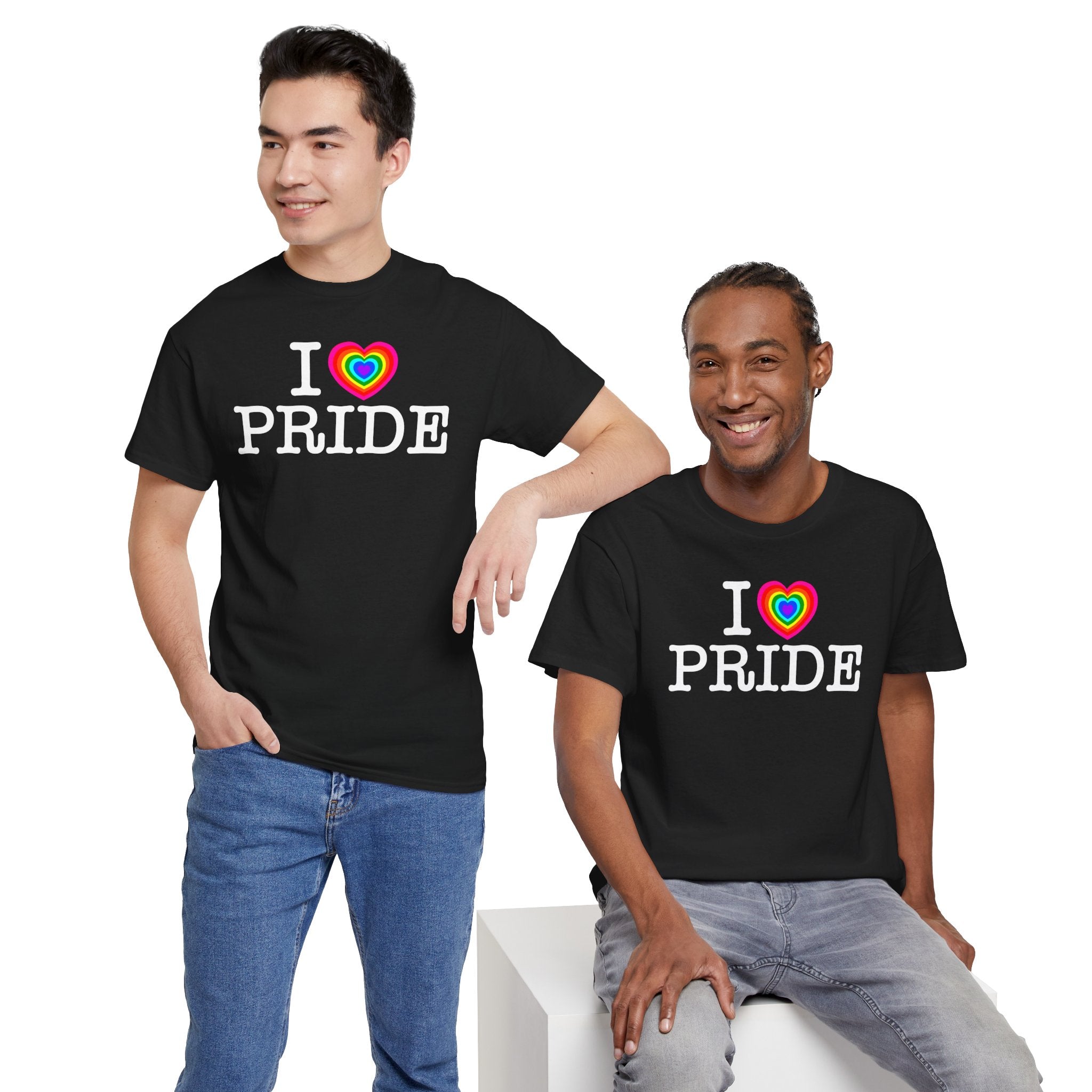 I Heart PRIDE Rainbow Heart — Classic I LOVE New York NY T-Shirt